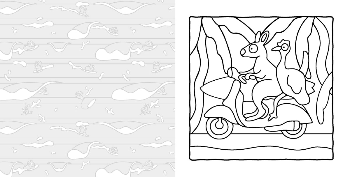 Cruisy Colouring: Surf 'n' Splash