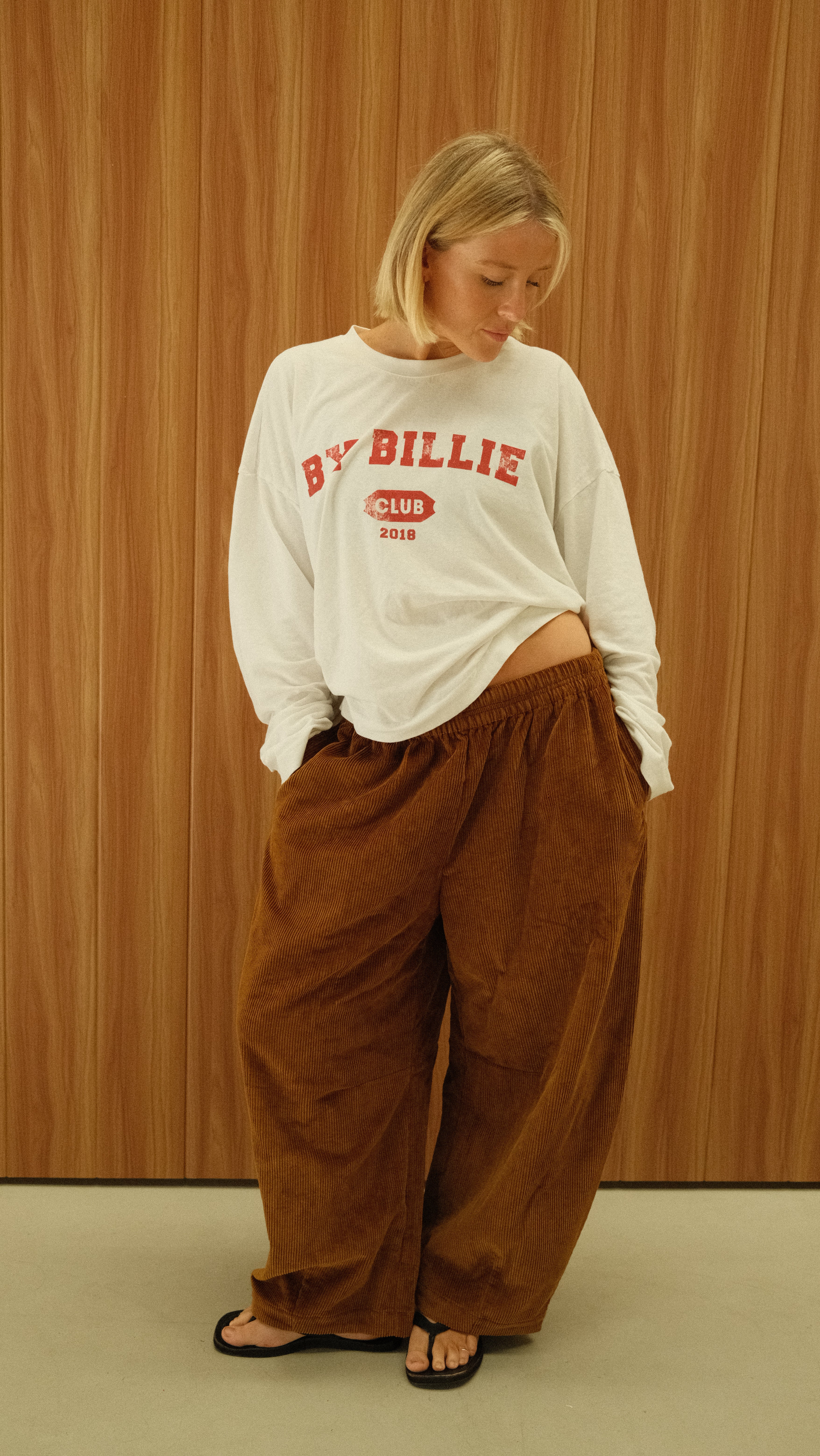 By Billie Club Tee - White/Red