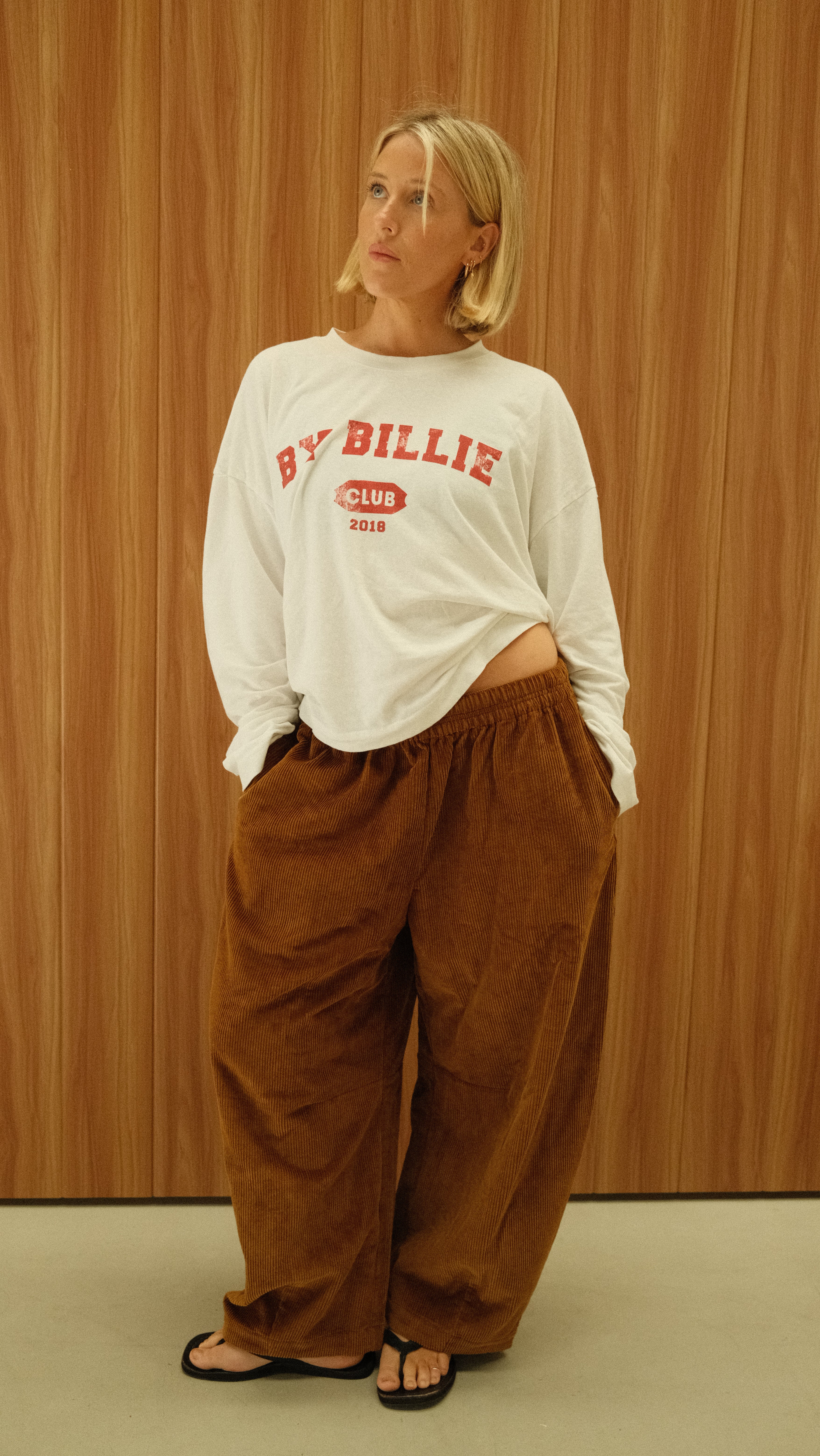 By Billie Club Tee - White/Red