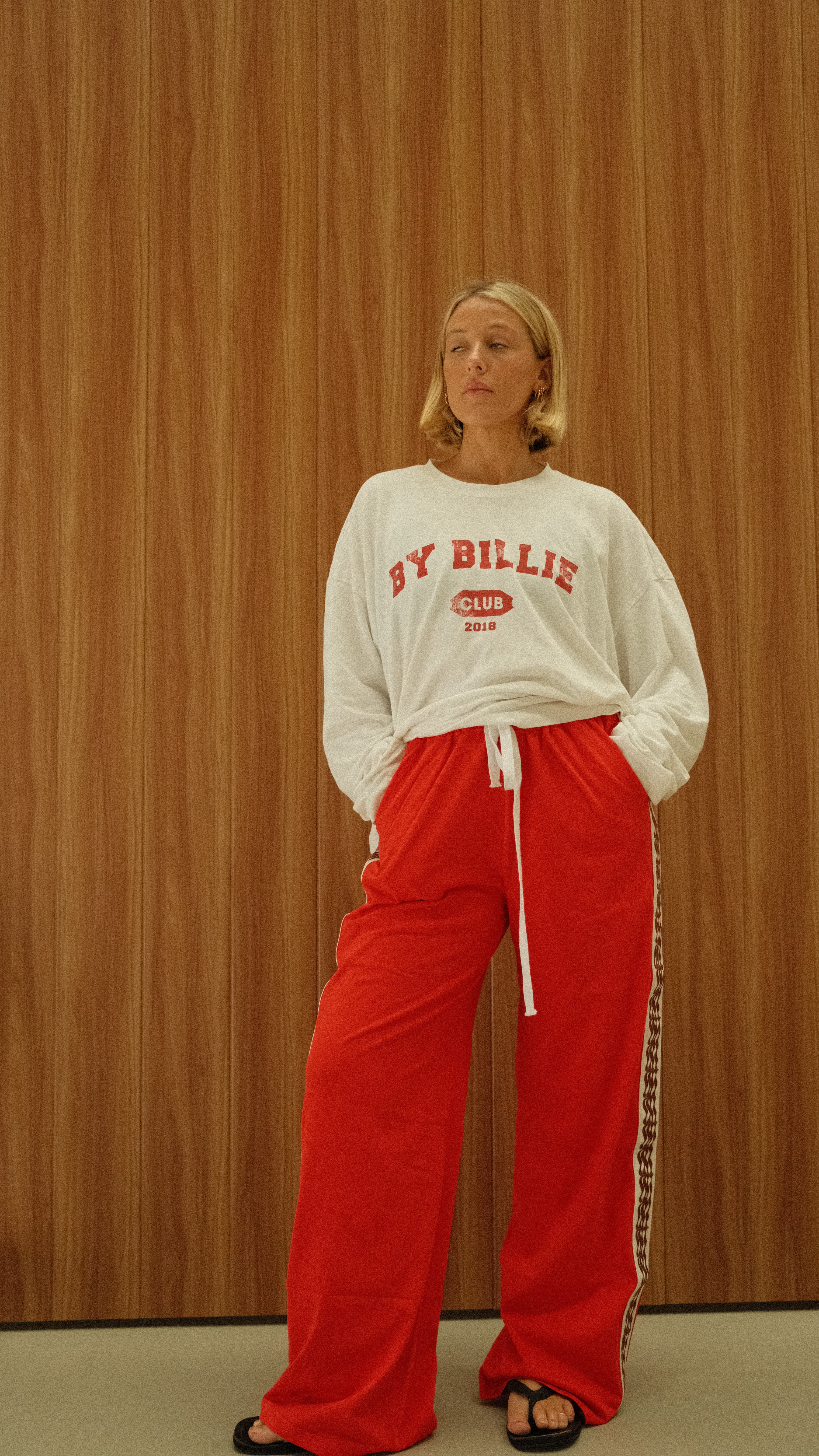 By Billie Everyday BB Pant - Red