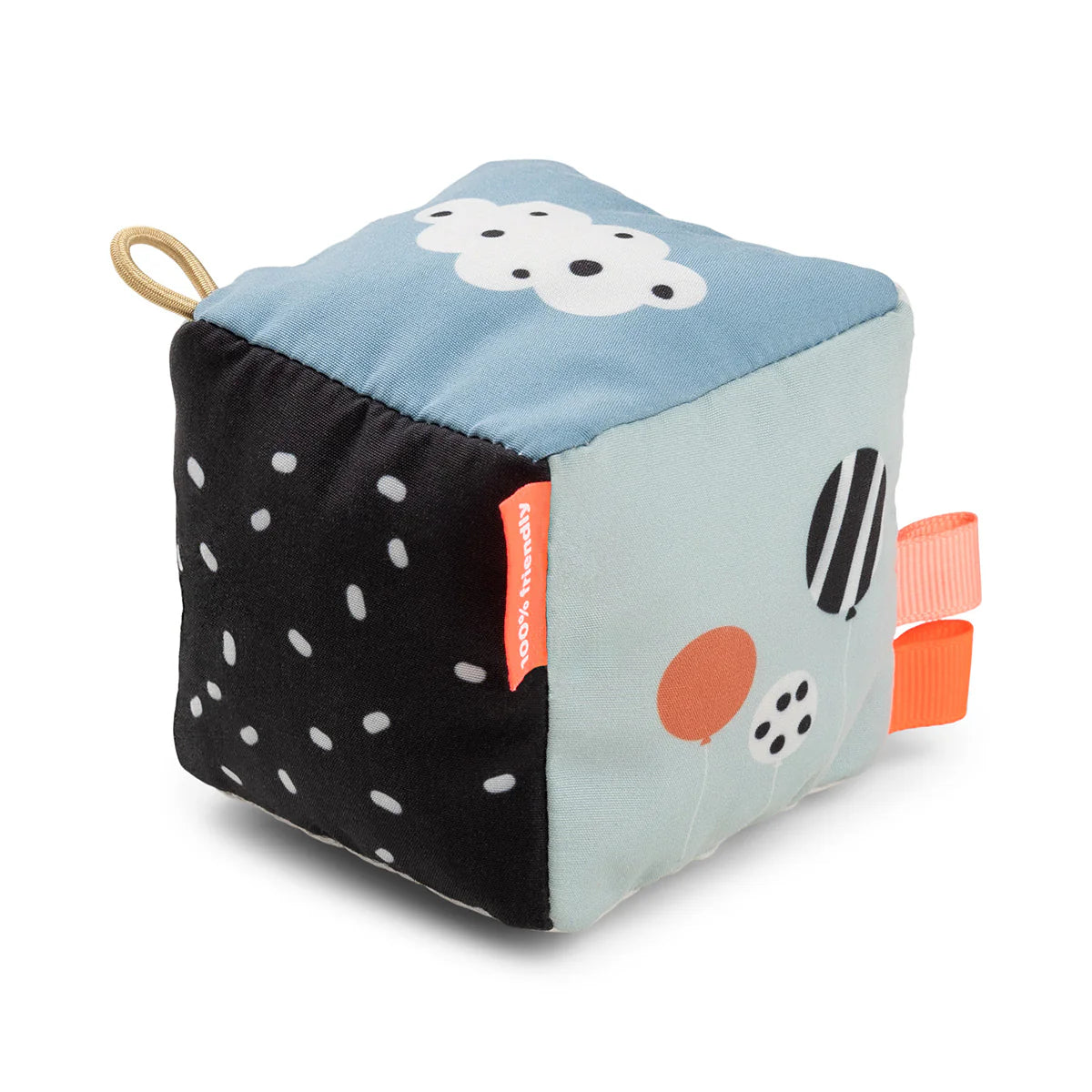 Done By Deer Contrast Baby Cube