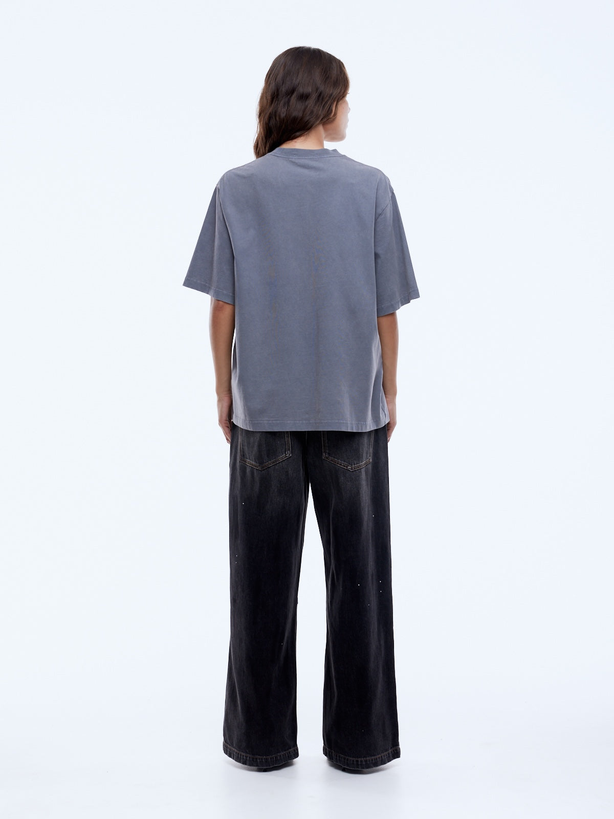 Ena Pelly Watermelon Tee - Washed Grey