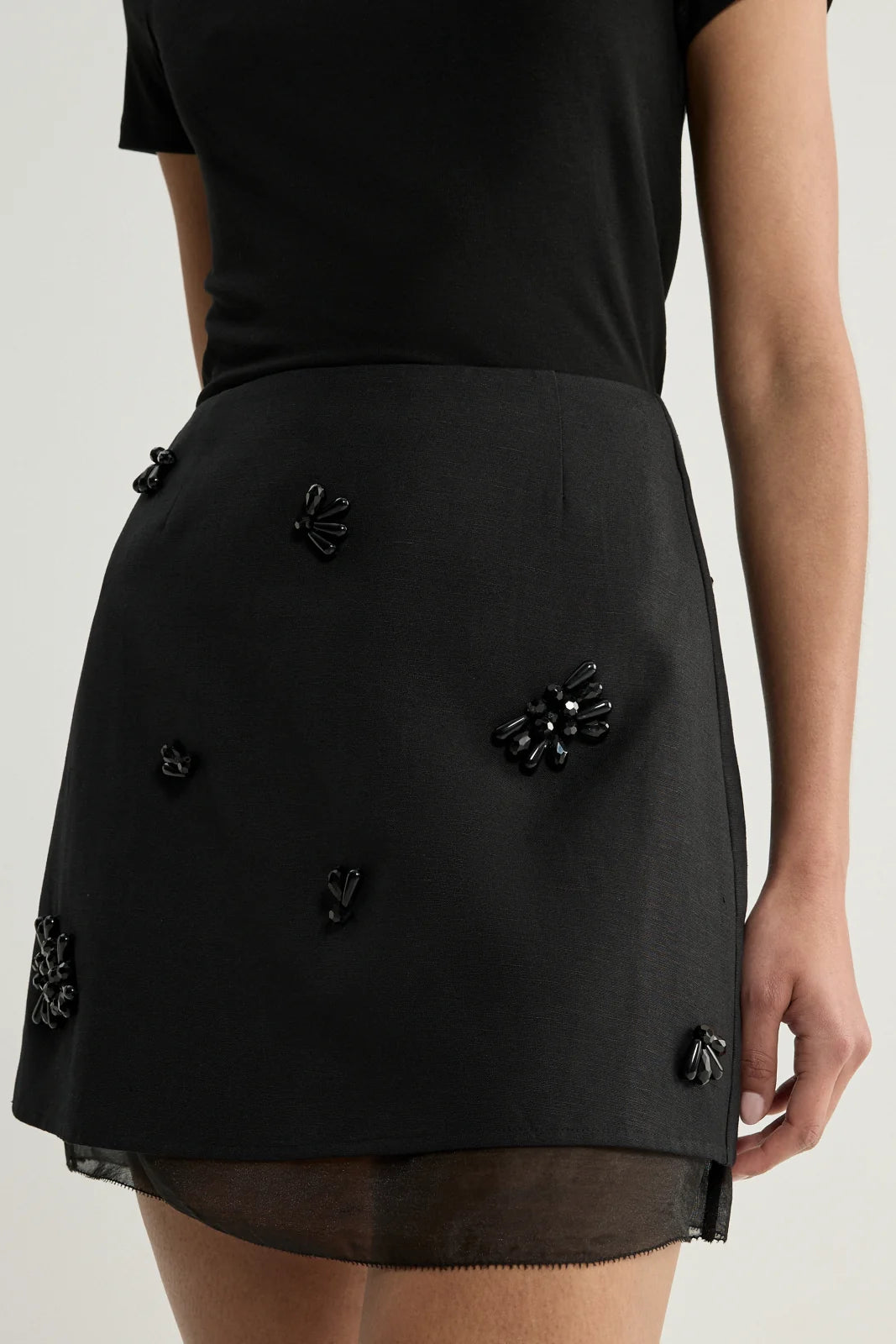 Elka Collective Annelise Mini Skirt - Black