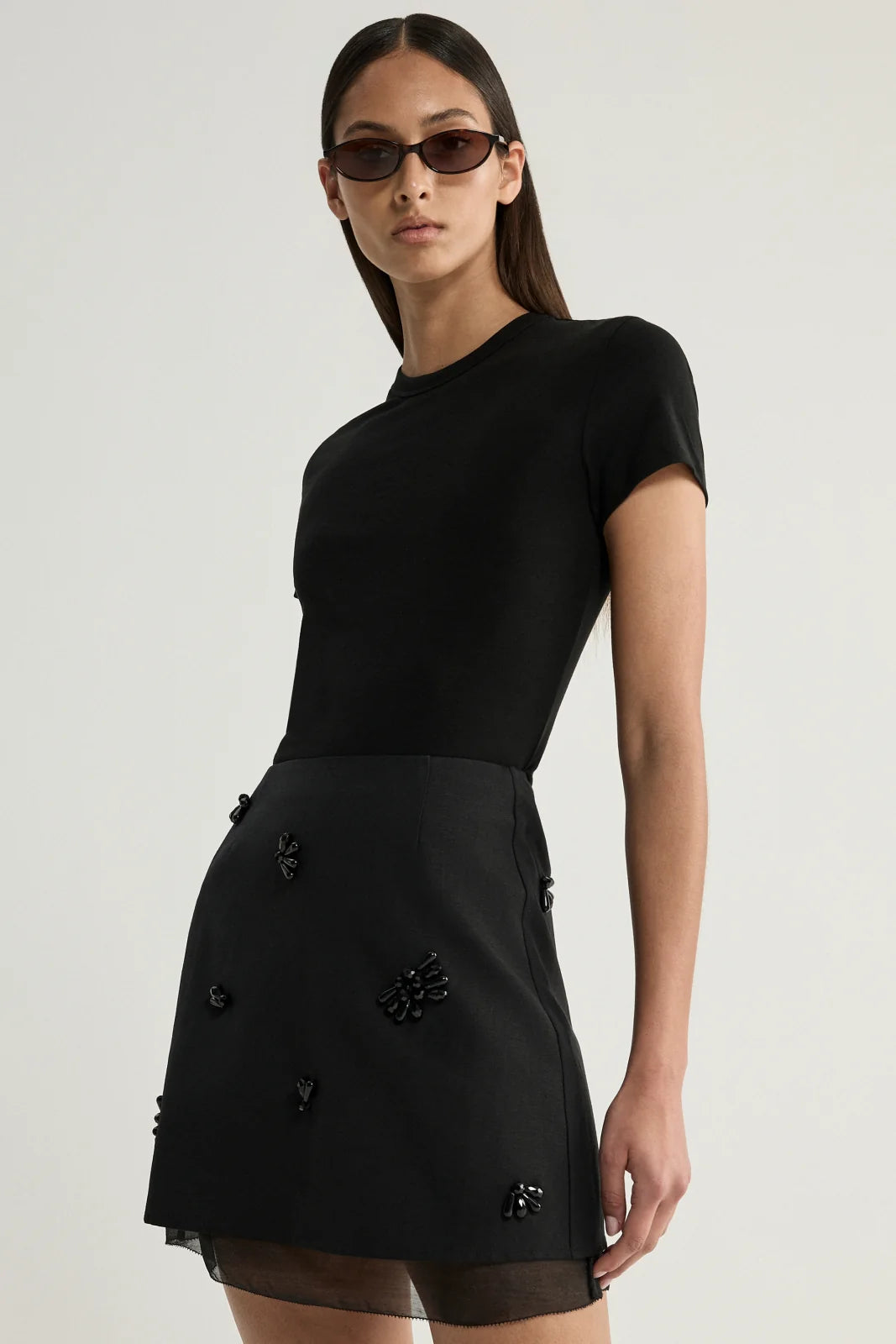 Elka Collective Annelise Mini Skirt - Black