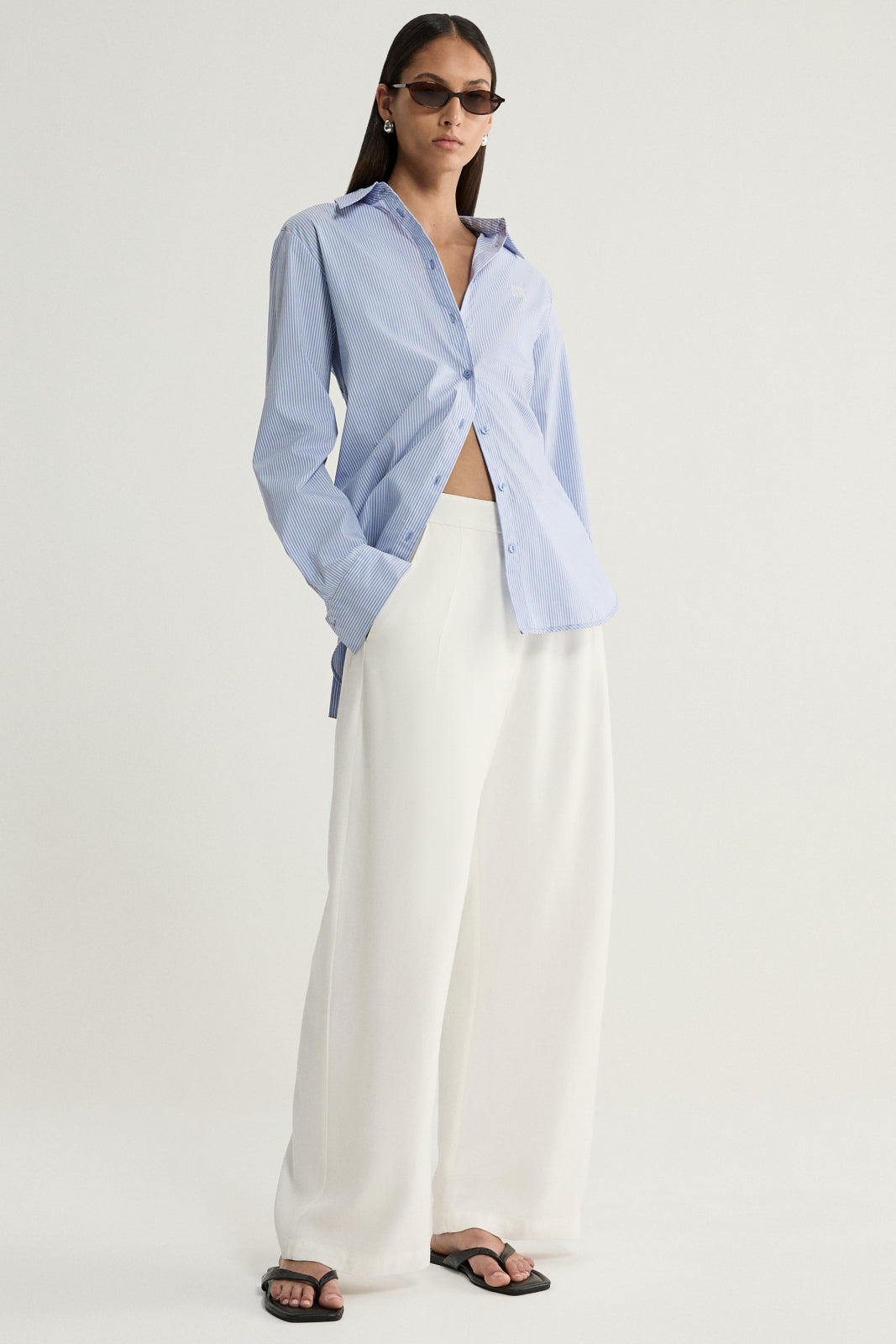Elka Collective Ember Shirt - Blue Stripe