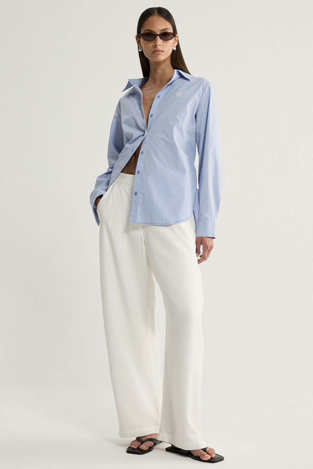 Elka Collective Ember Shirt - Blue Stripe
