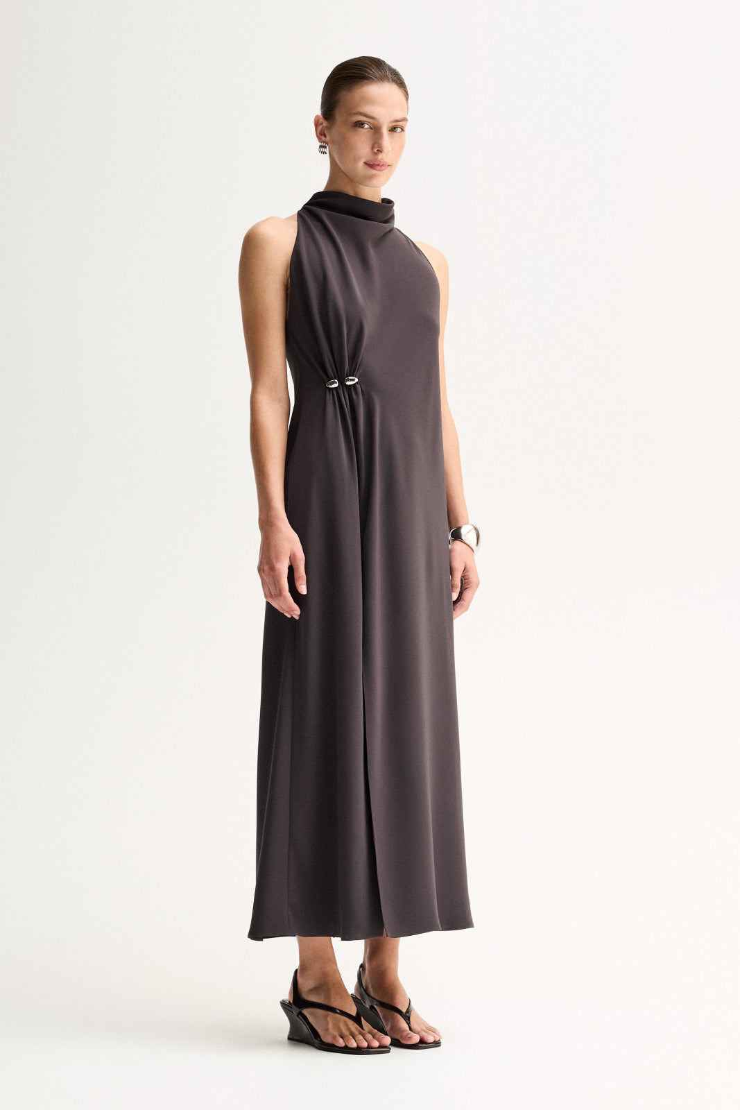 Elka Collective Harper Maxi Dress - Slate