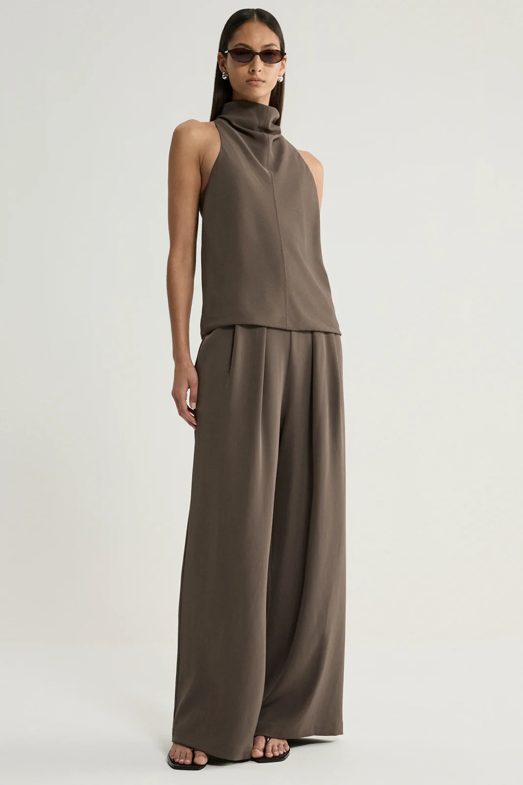 Elka Collective Margot Top - Taupe