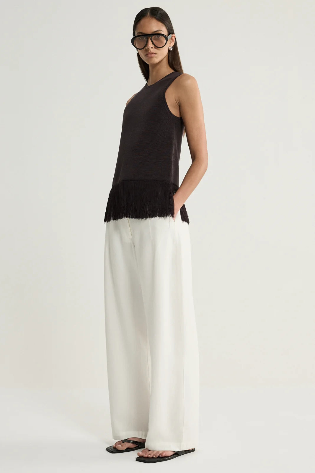 Elka Collective Miles Knit Top - Chocolate