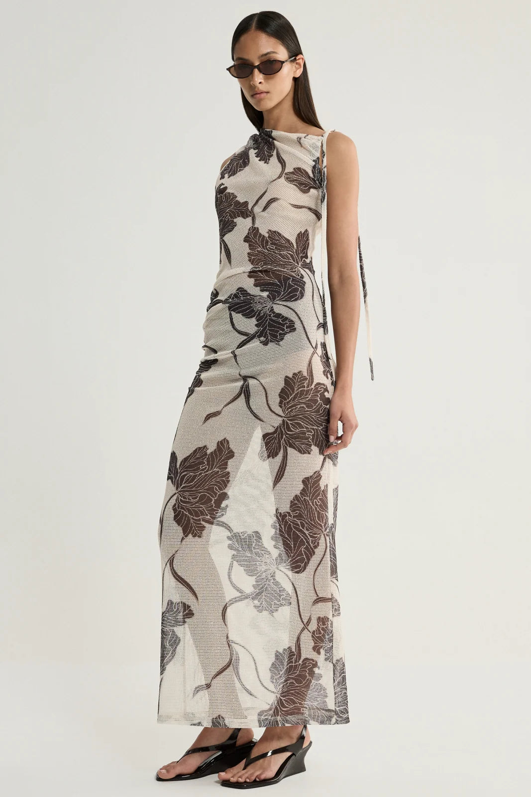 Elka Collective Valerie Dress - Ecru Floral