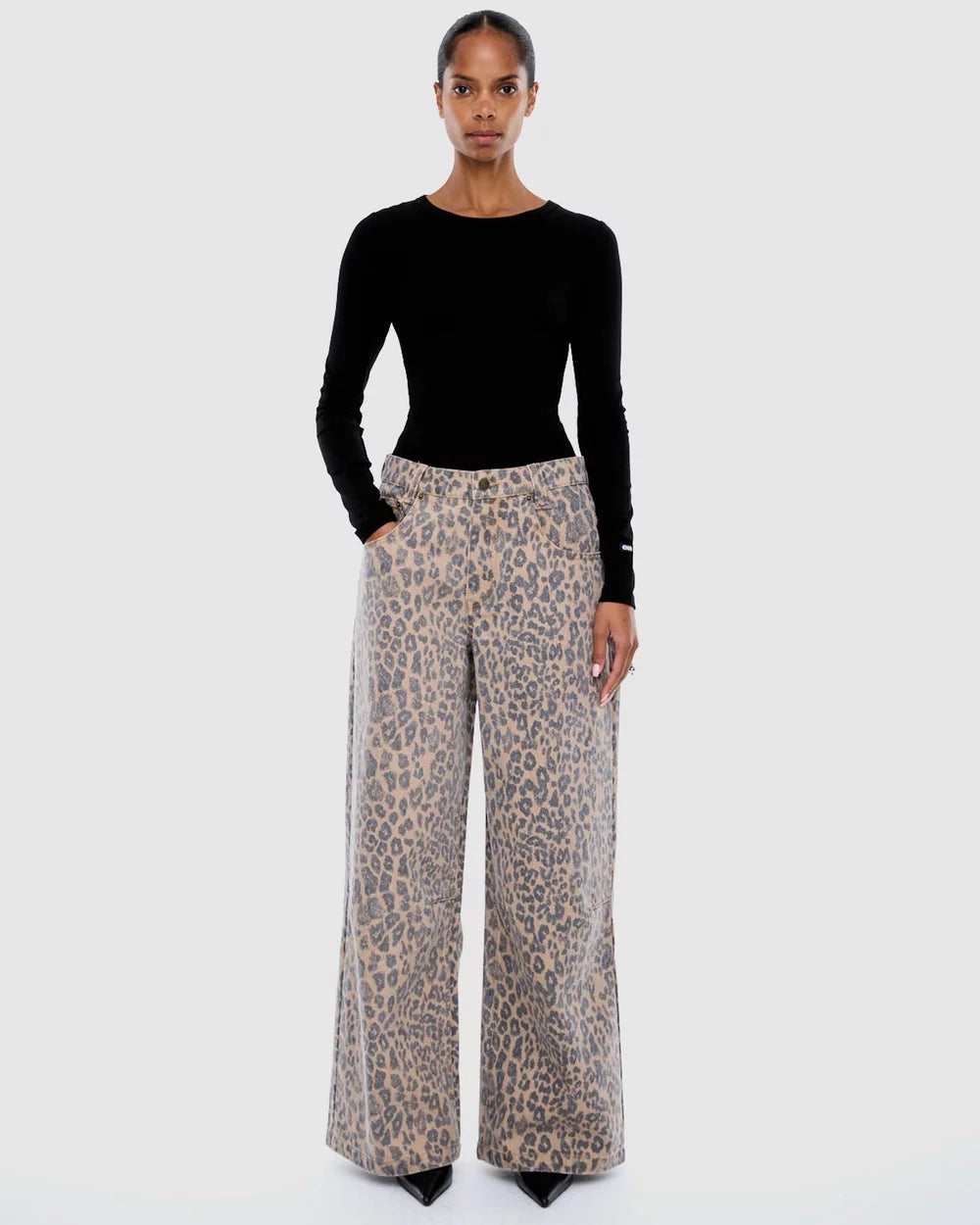 Ena Pelly Wynn Animal Jean - Leopard