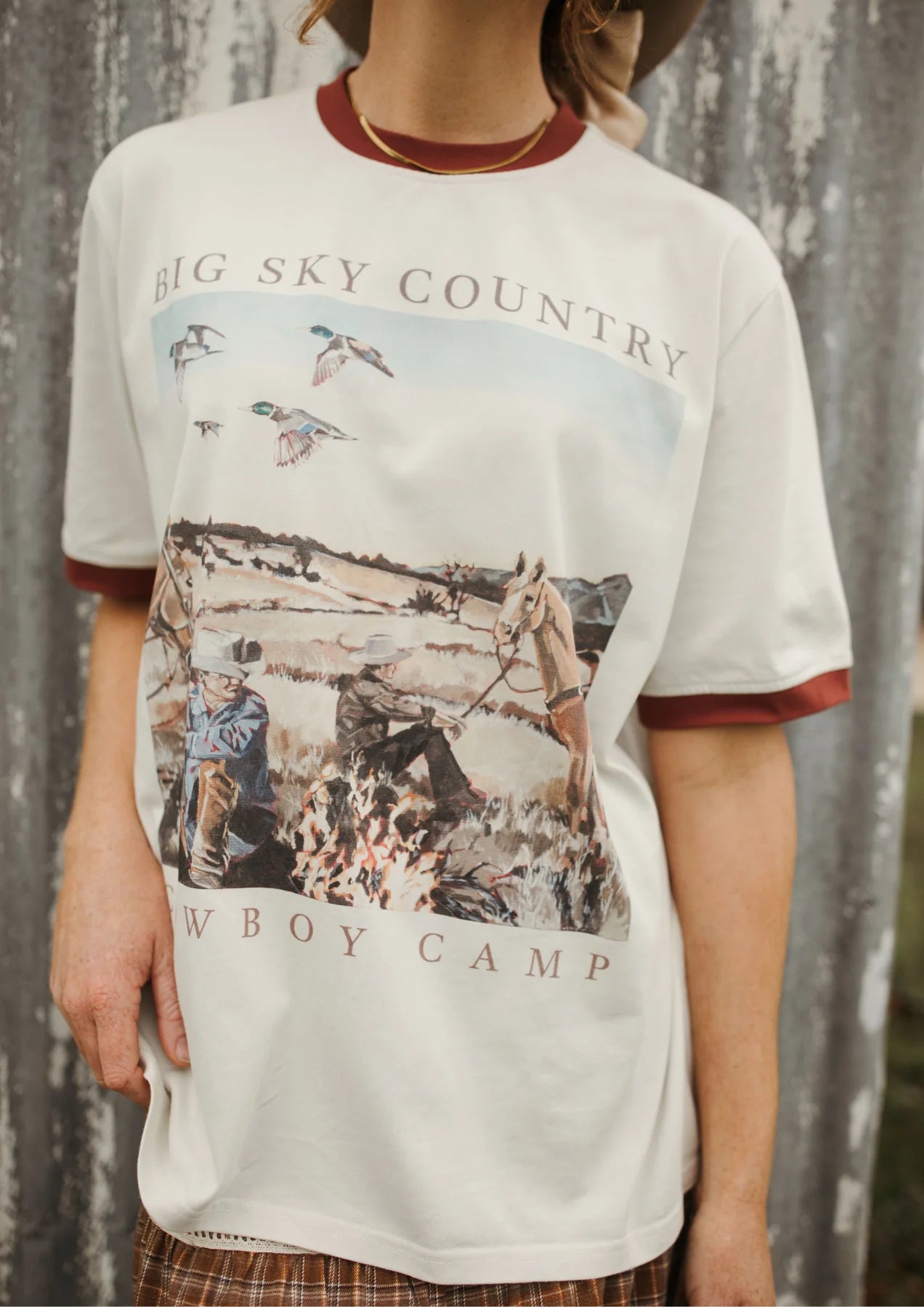 FAR MER. By Whitney Cowboy Camp Crew Tee