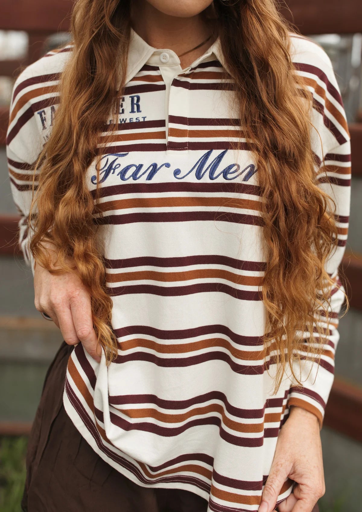 FAR MER. By Whitney Ranchhand Jersey Polo