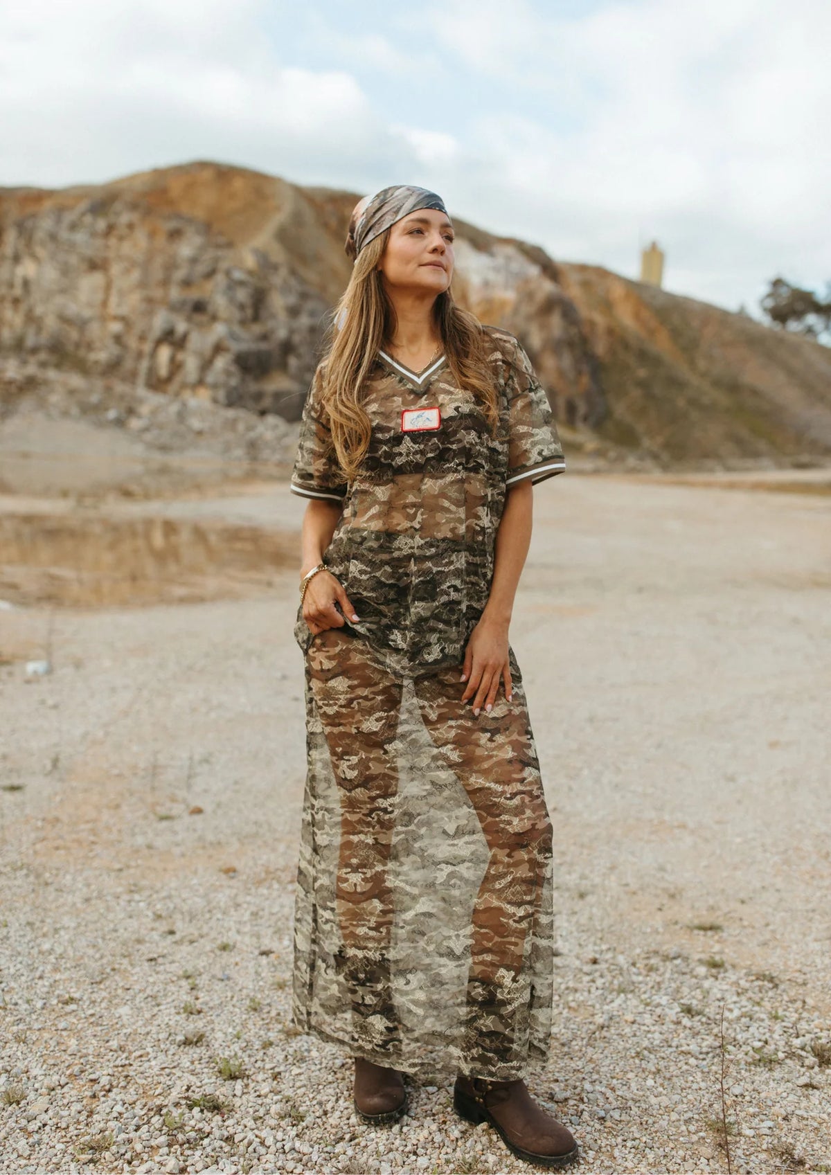 FAR MER. by Whitney Camo Lace Skirt COMING SOON