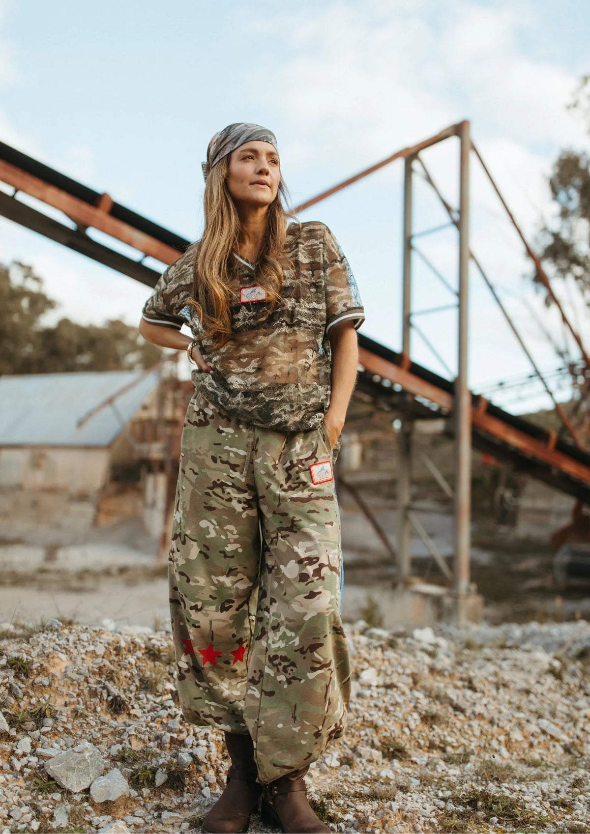 FAR MER. by Whitney Camo Lace Vee COMING SOON
