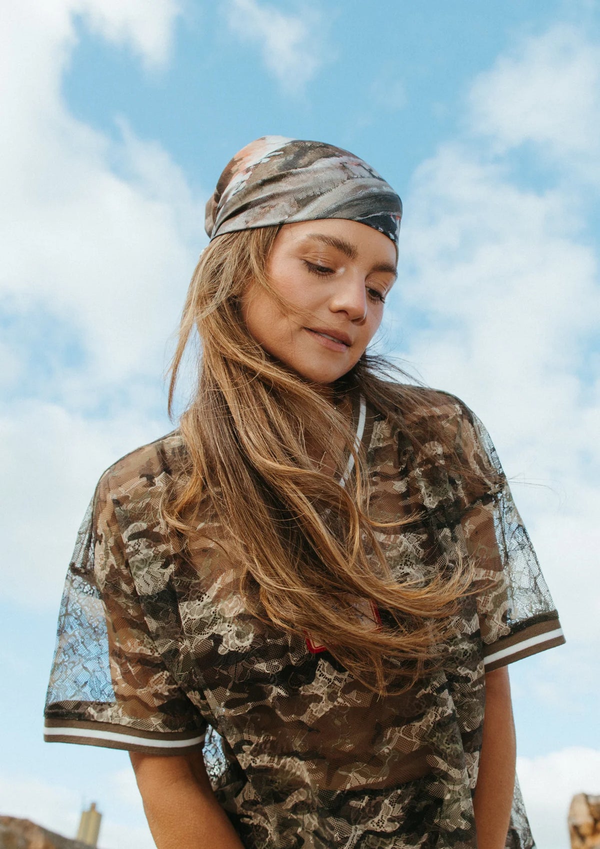 FAR MER. by Whitney Camo Lace Vee COMING SOON