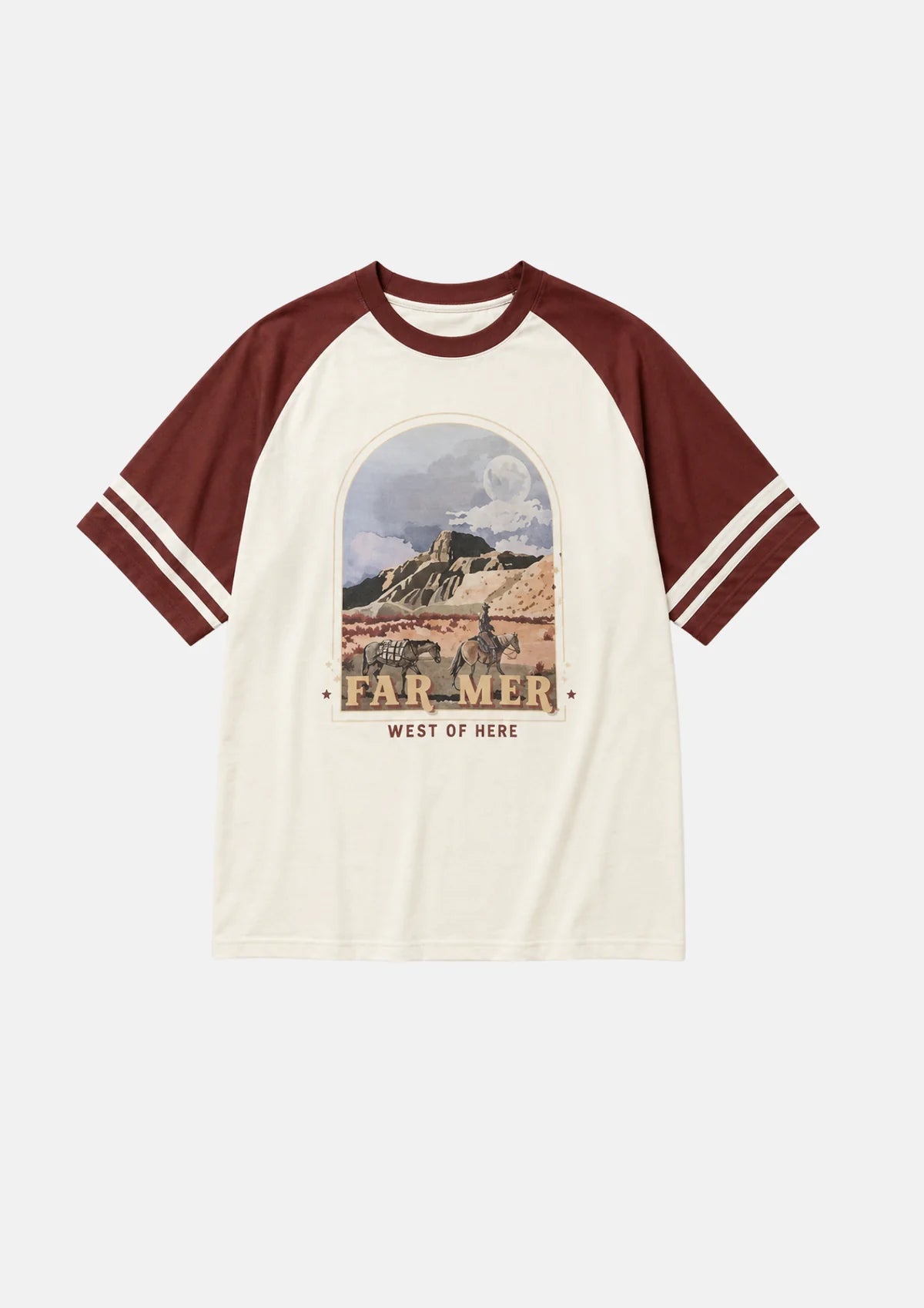 FAR MER West Of Here Raglan Tee - COMING SOON