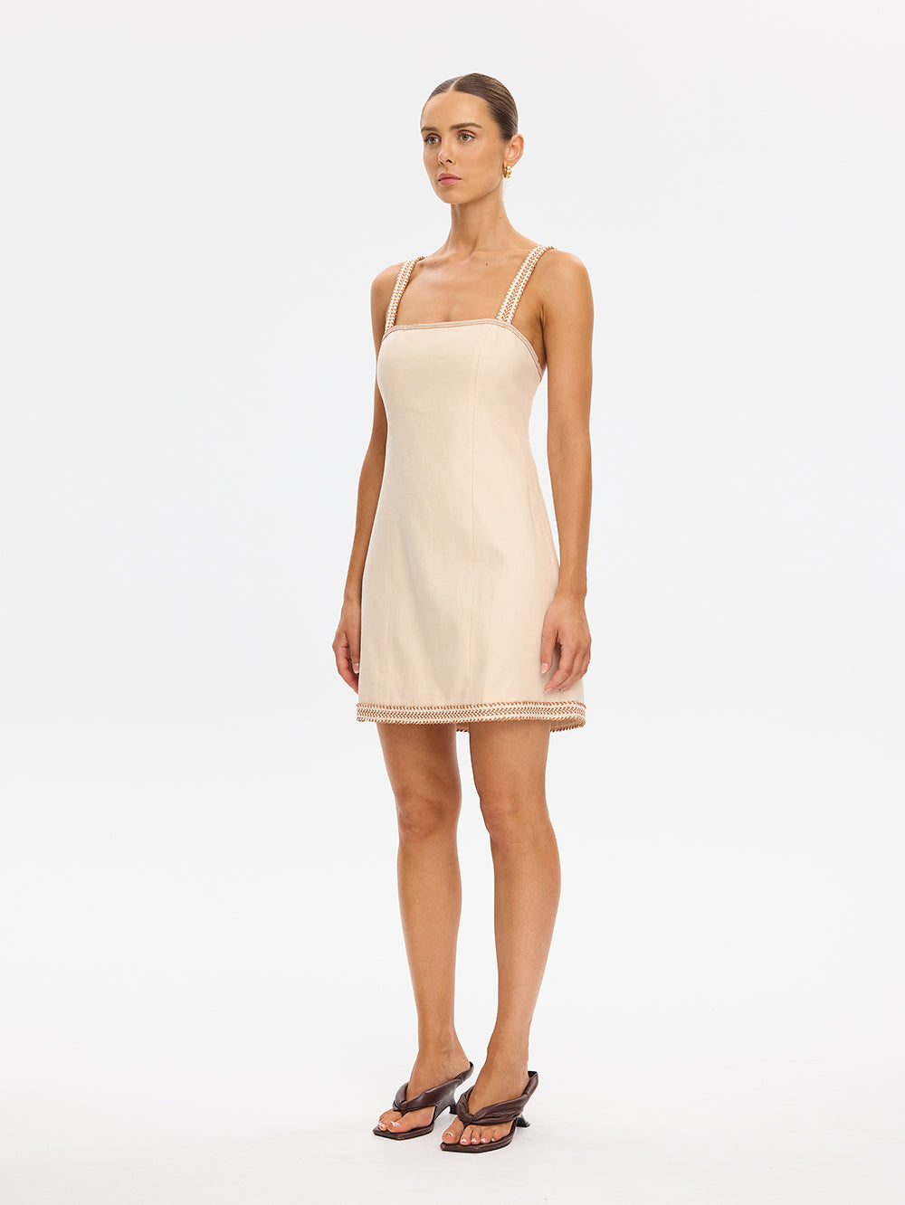 Kivari Freya Mini Dress - Cream