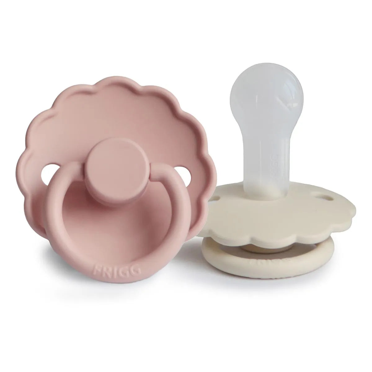 Frigg Daisy Pacifier 2 Pack - Blush/Cream
