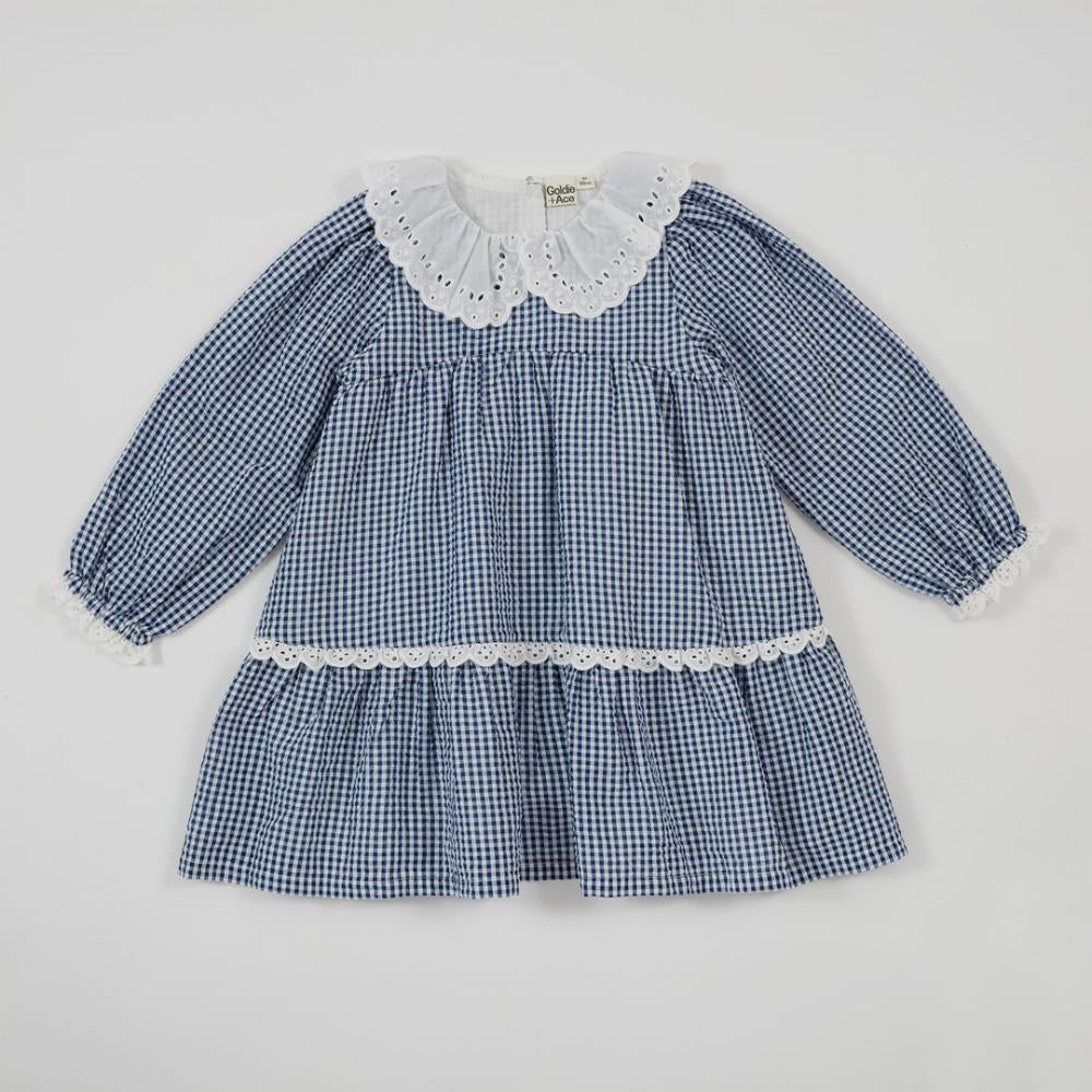 Goldie + Ace Gingham Collared Dress