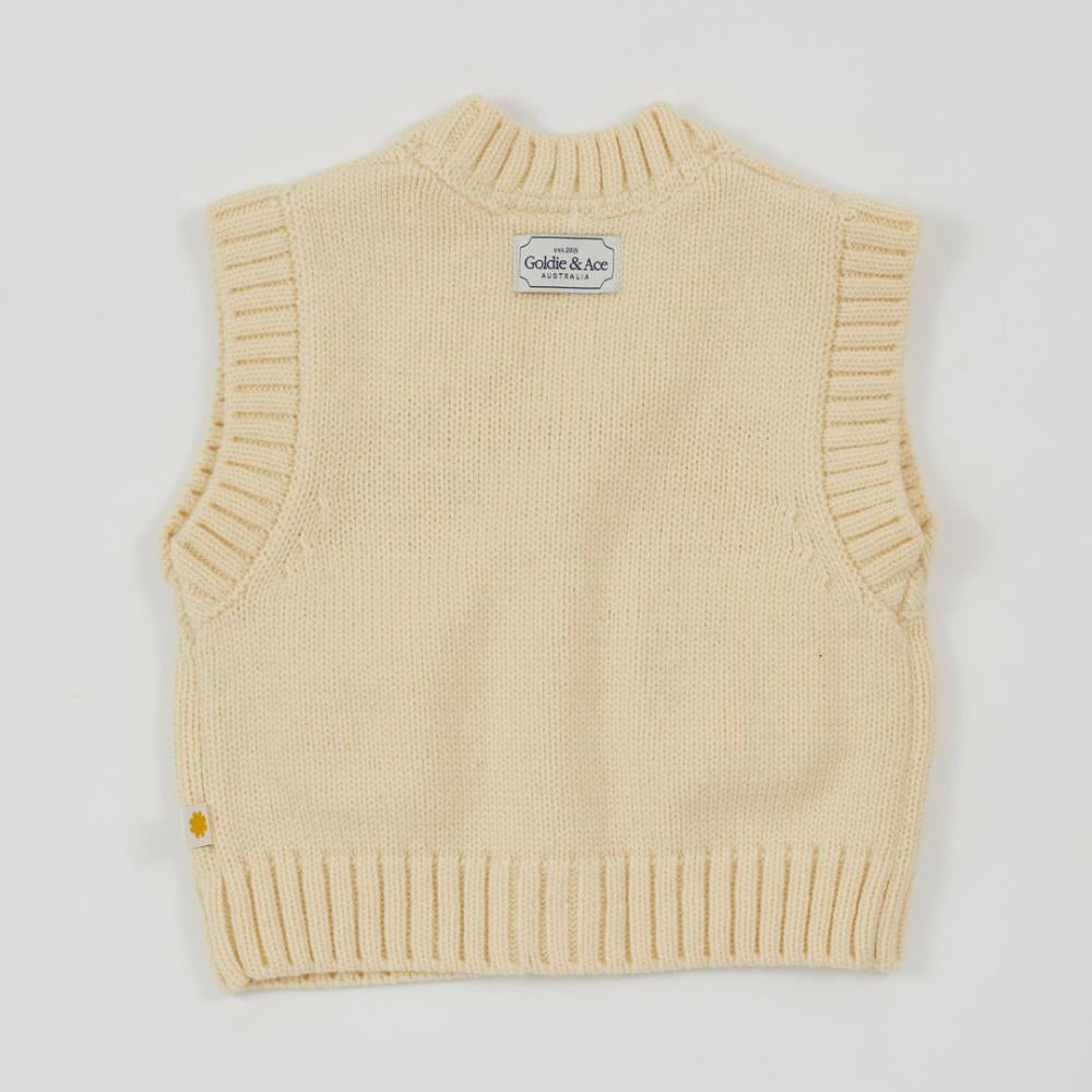 Goldie + Ace Apple Pocket Knit Vest