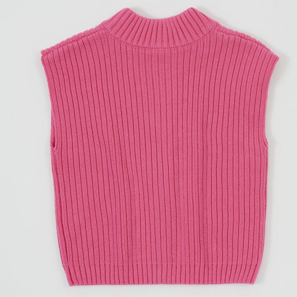 Goldie + Ace Apres Surf Rib Knit Vest