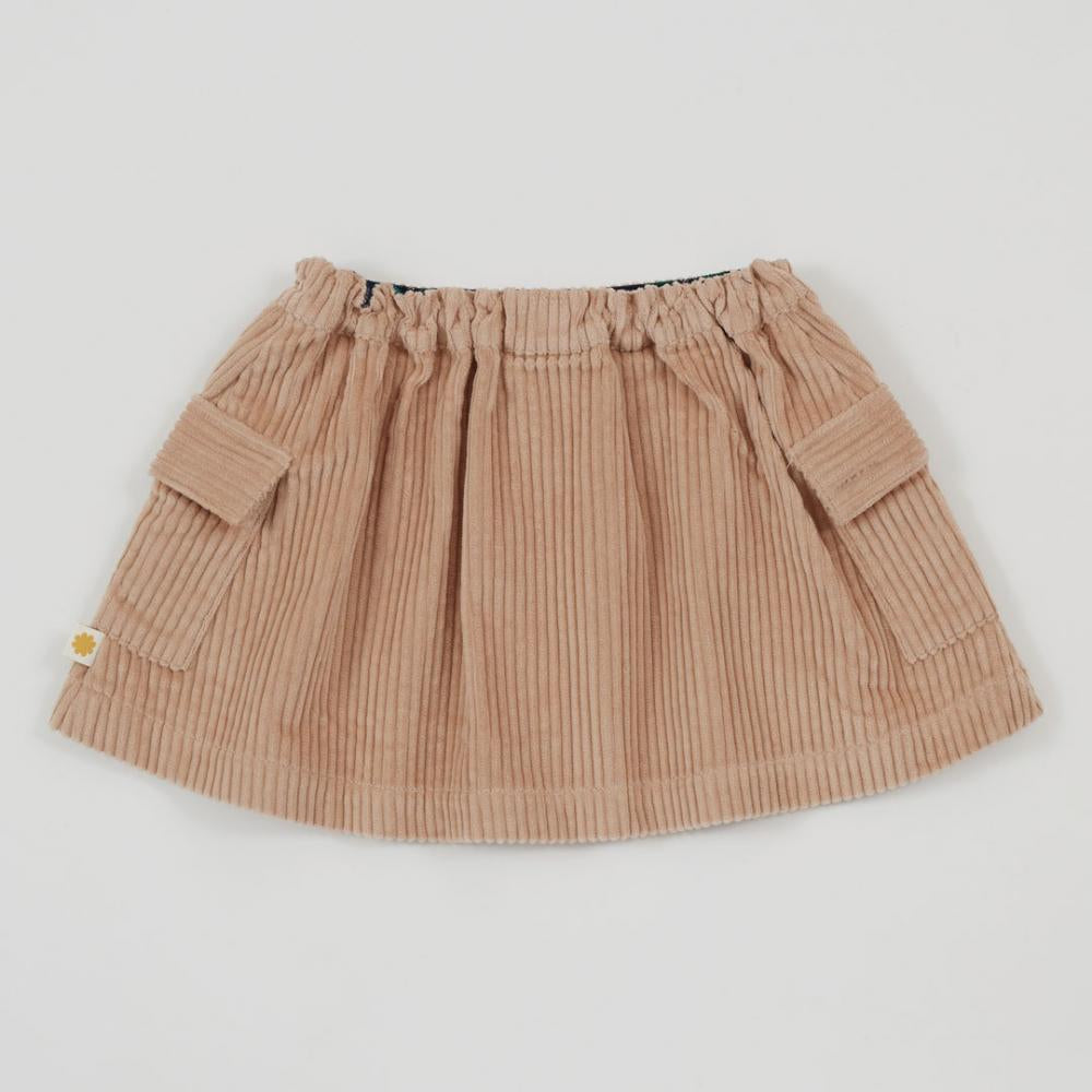 Goldie + Ace Corduroy Pocket Skirt - Tan