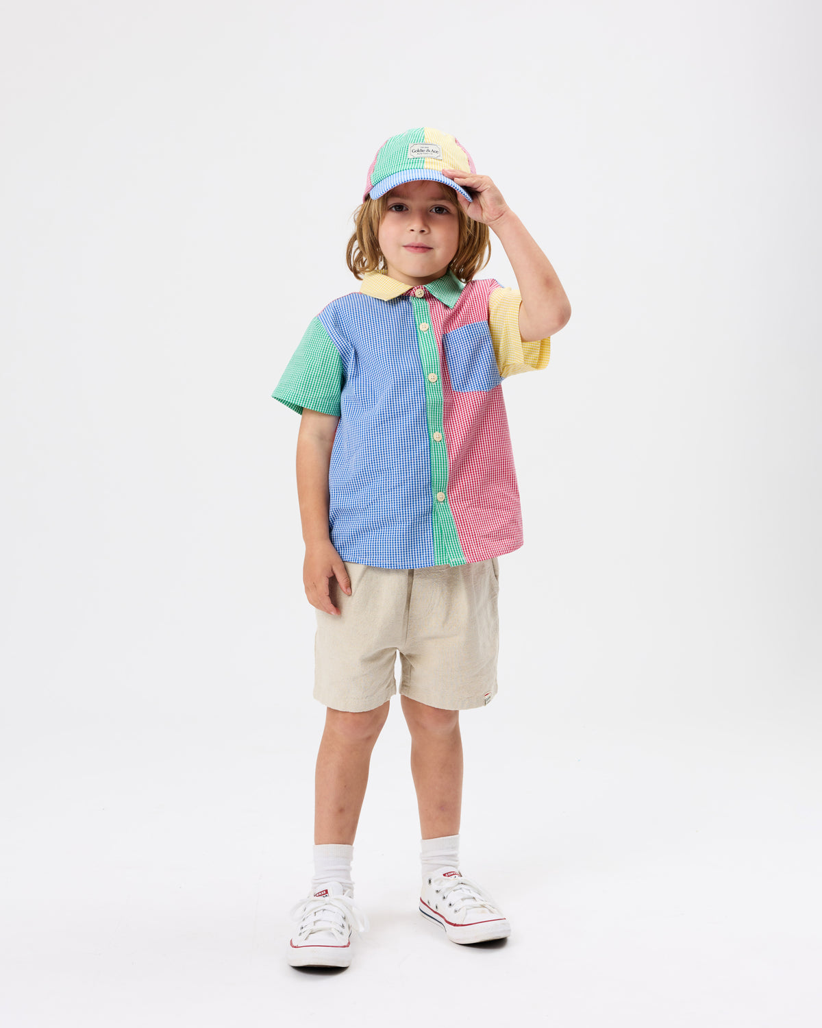 Goldie + Ace Classic Linen Cotton Short - Natural