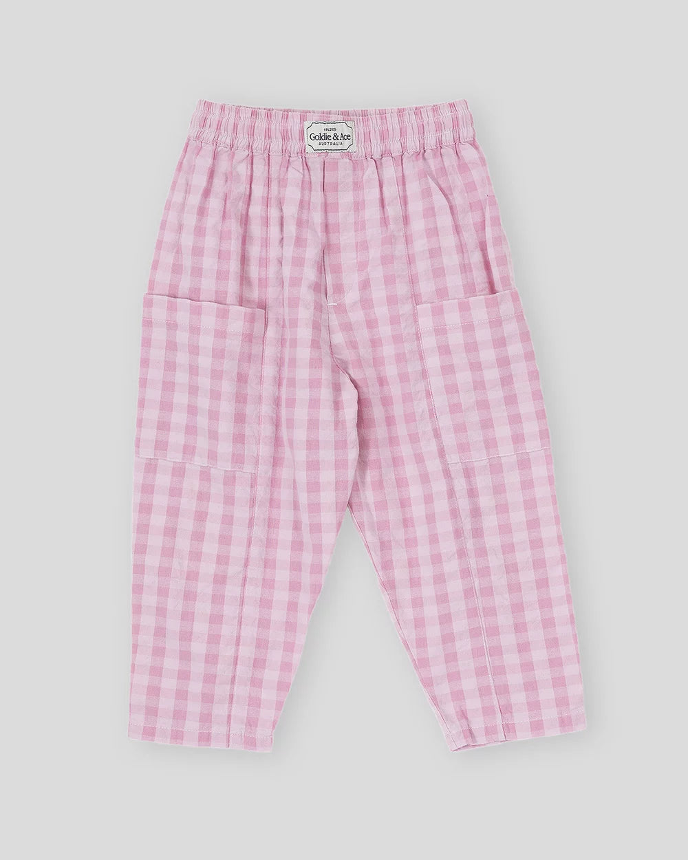 Goldie + Ace Lightweight Gingham Kit Pocket Pant