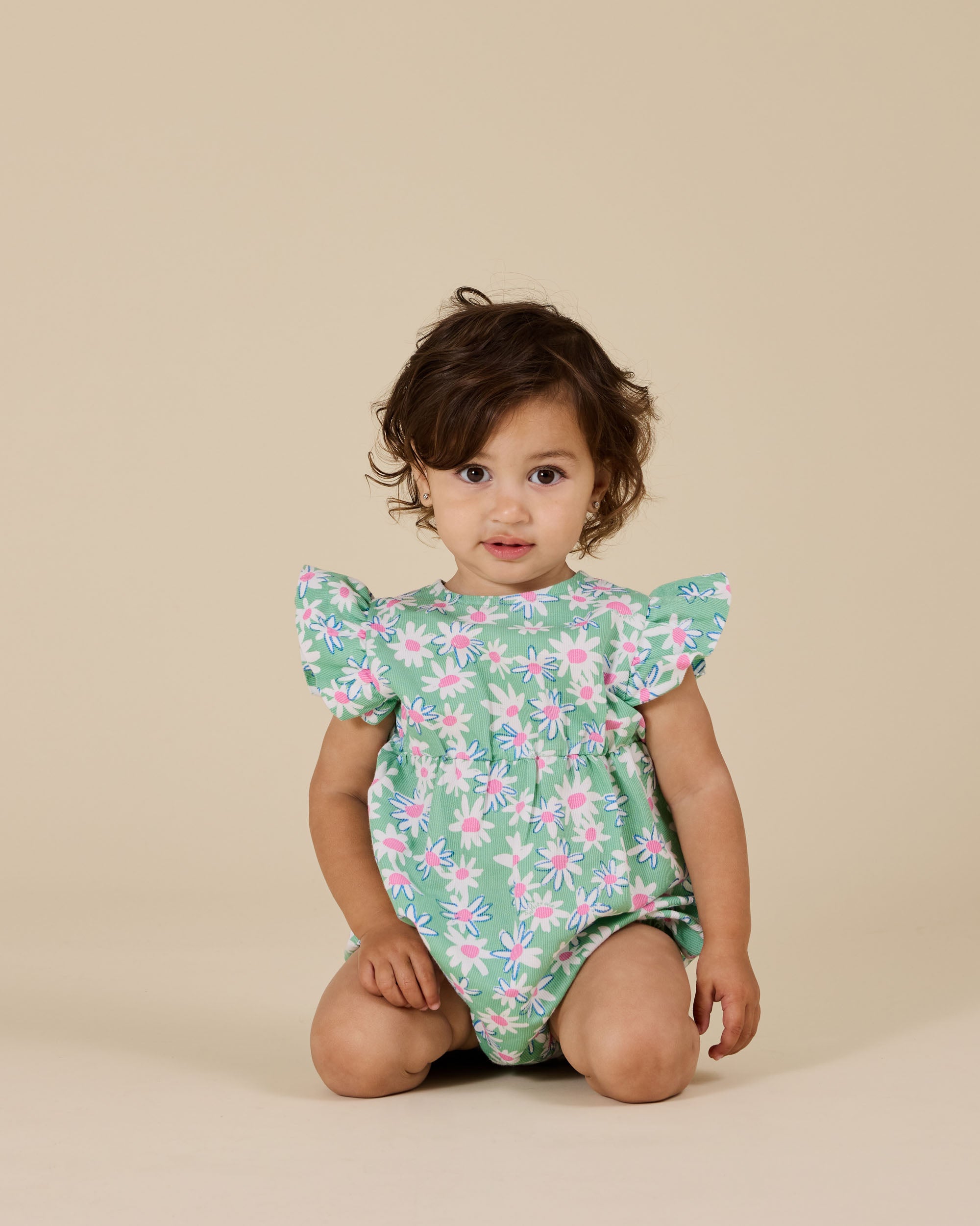 Goldie + Ace Daisy Patch Lani Romper
