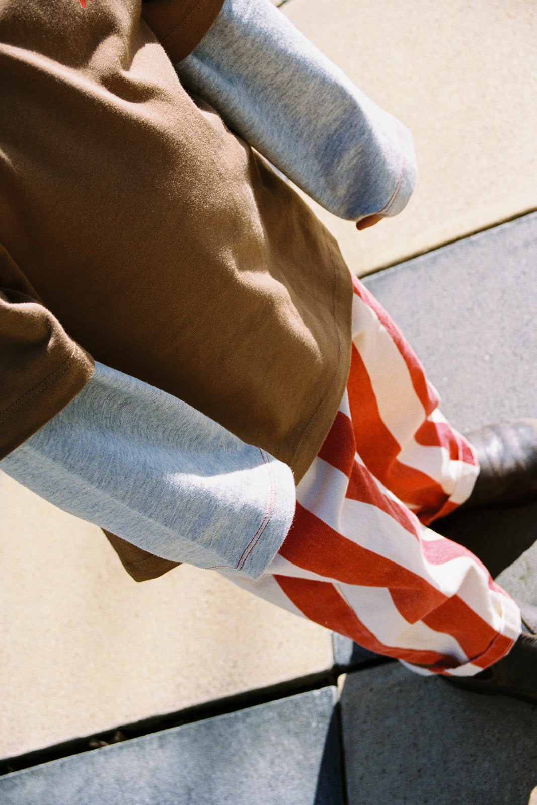 Grown Organic Everyday Stripe Pant - Sauce