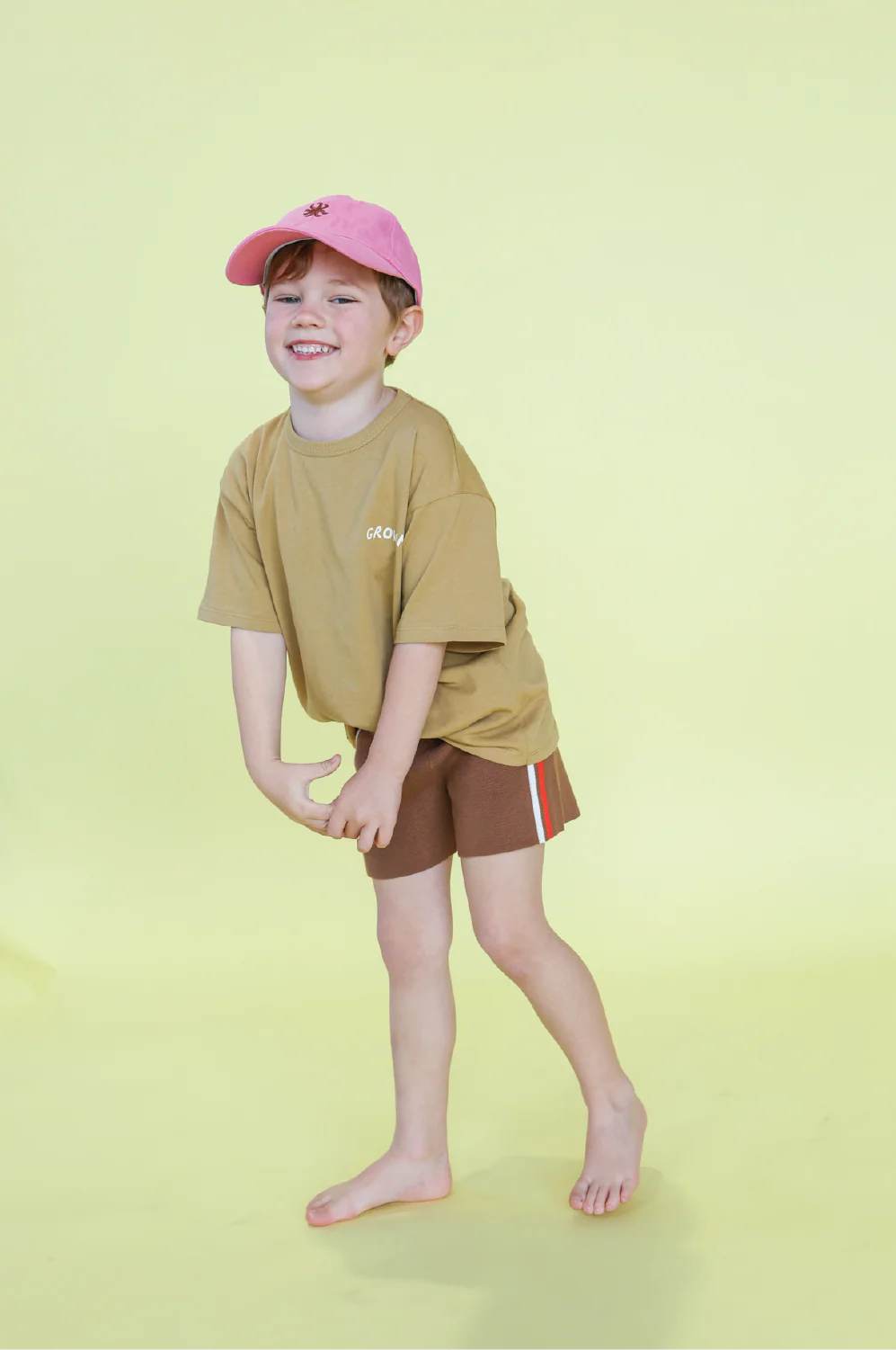 Grown Organic Milano Knit Shorts - Brownie