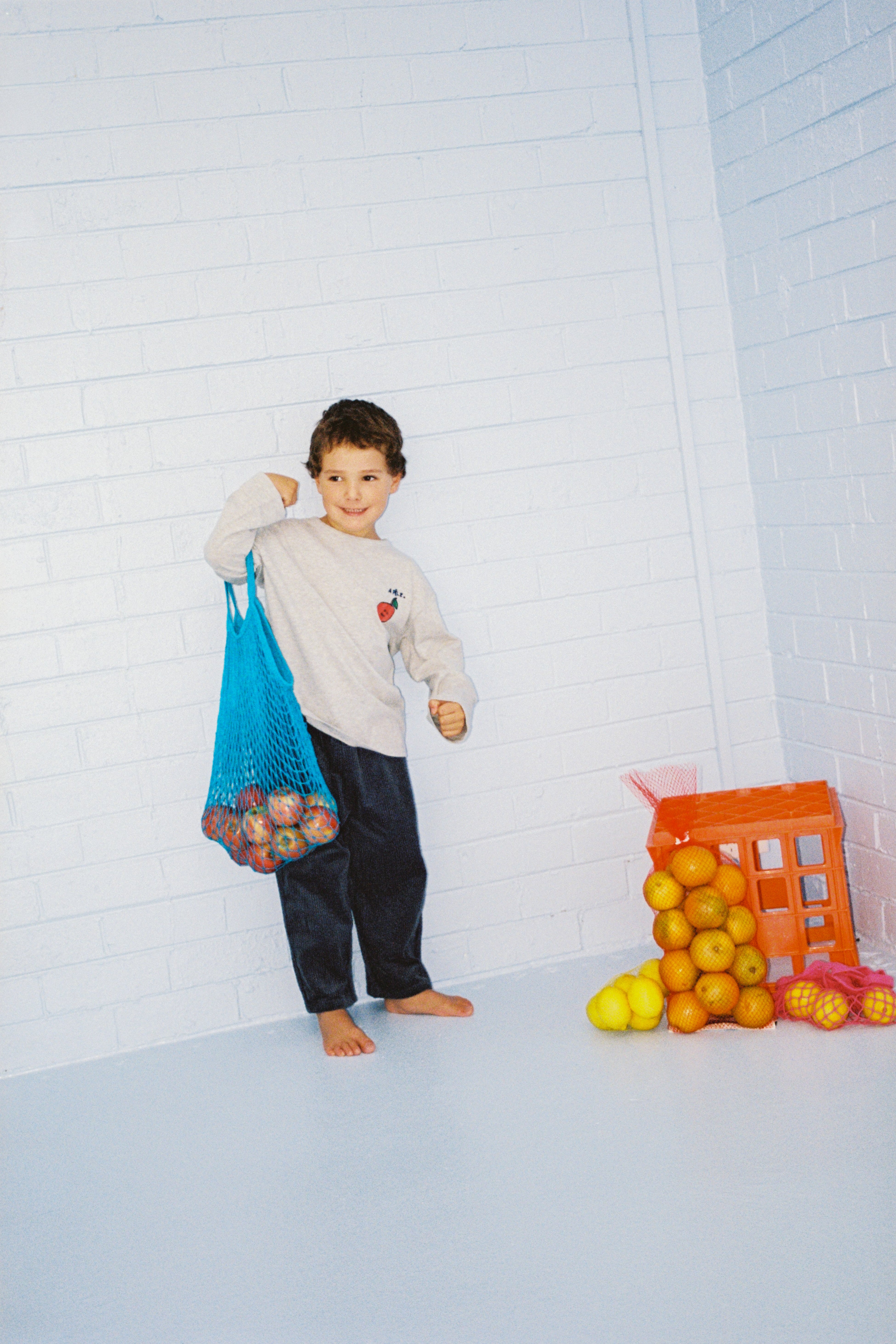 Grown Organic Cord Pant - Charcoal