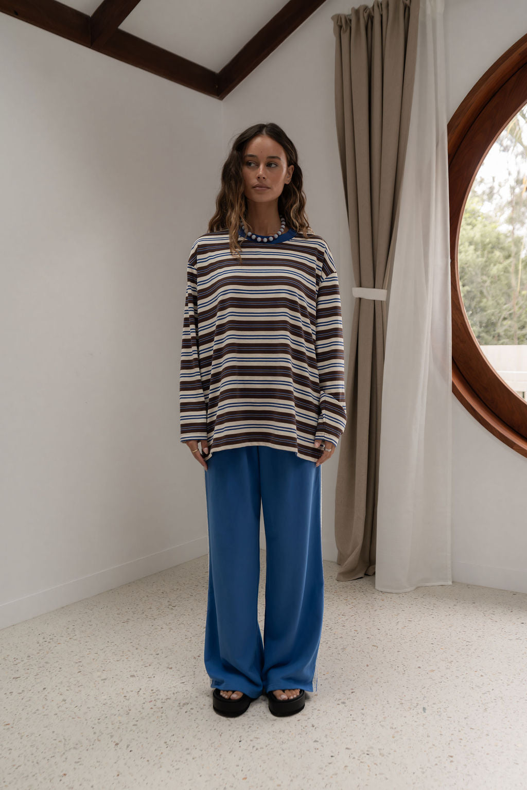 Hall Store Bobbi Lace Pant - Cobalt