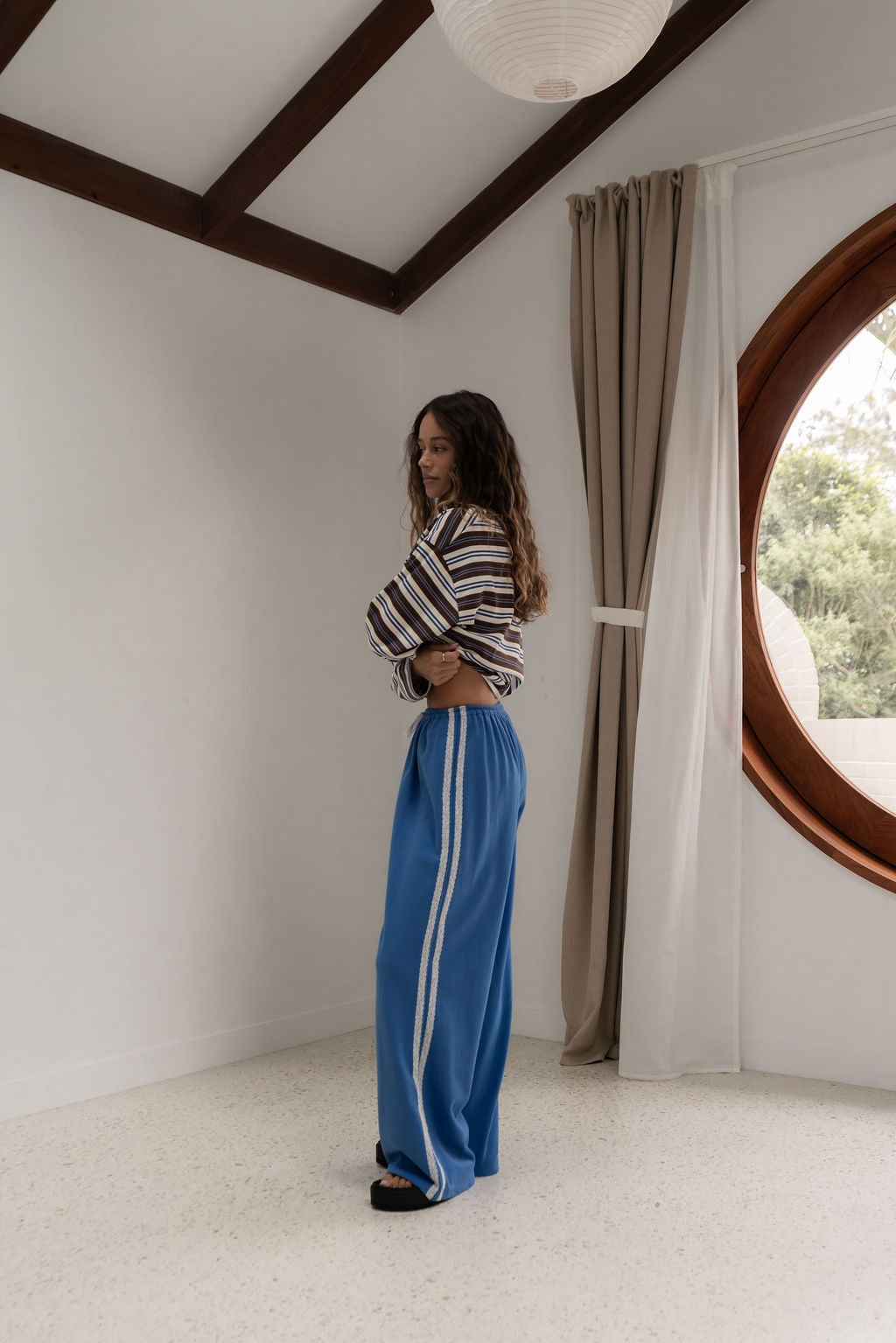 Hall Store Bobbi Lace Pant - Cobalt