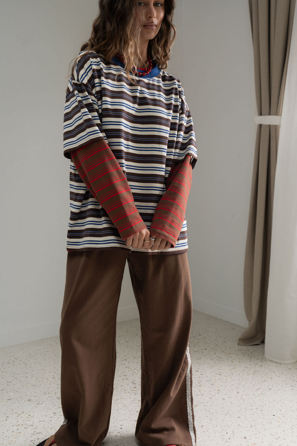 Hall Store Bobbi Lace Pant - Cacao