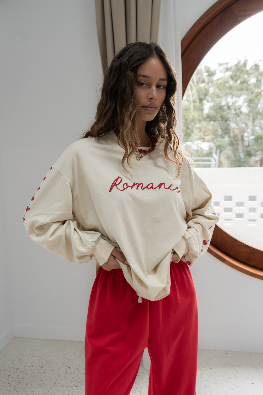 Hall Store Romance Long Sleeve - Oat