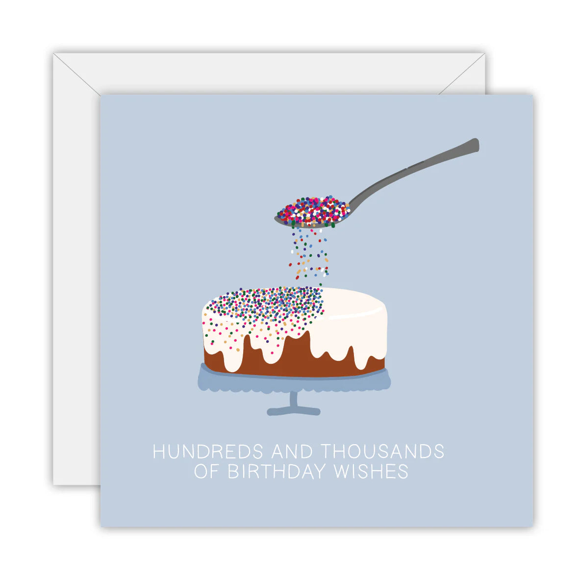 Hundreds & Thousands of Birthday Wishes - Blank Greeting Card