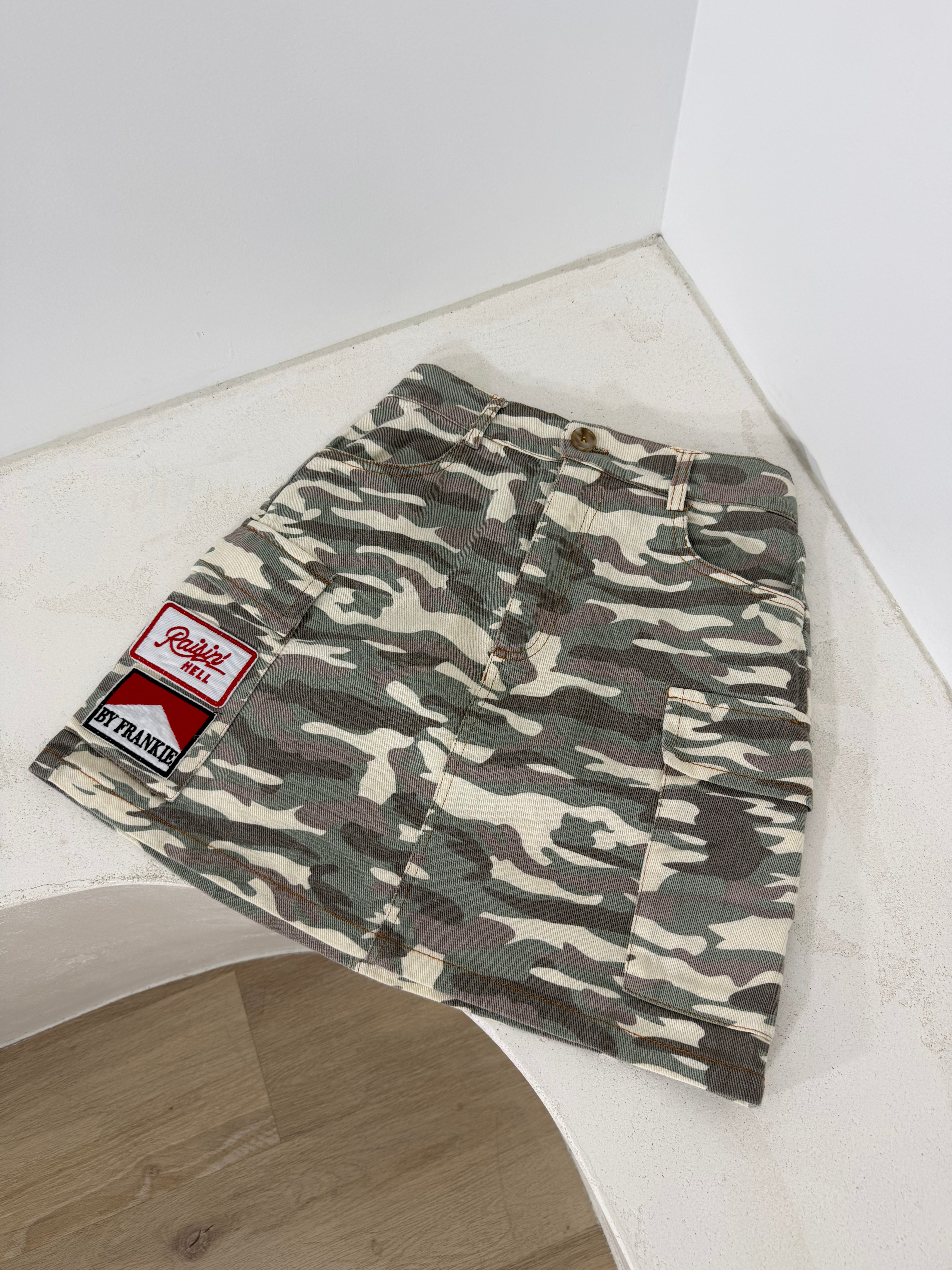 By Frankie Camo Skirt