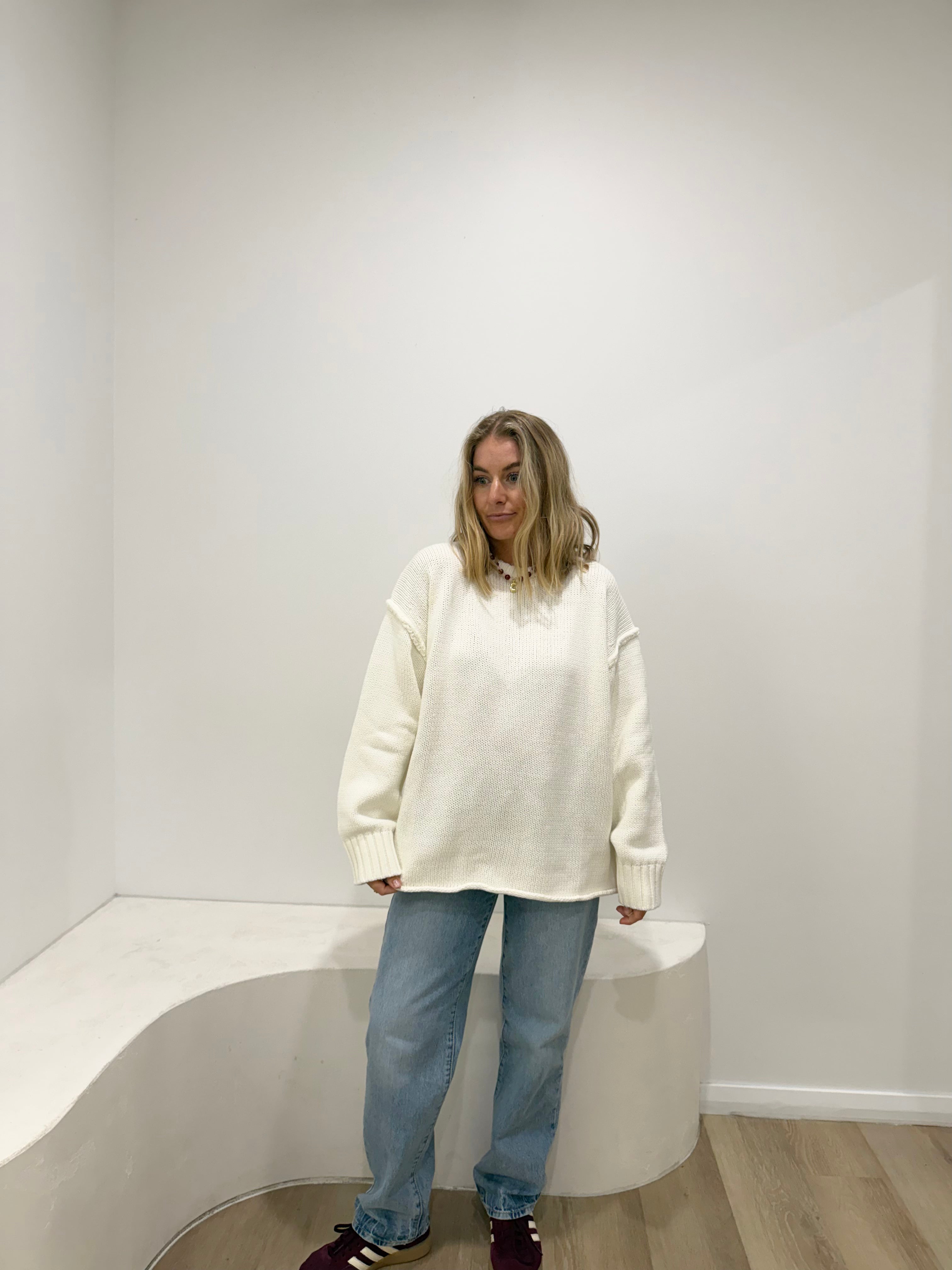 Chunky Knit - White