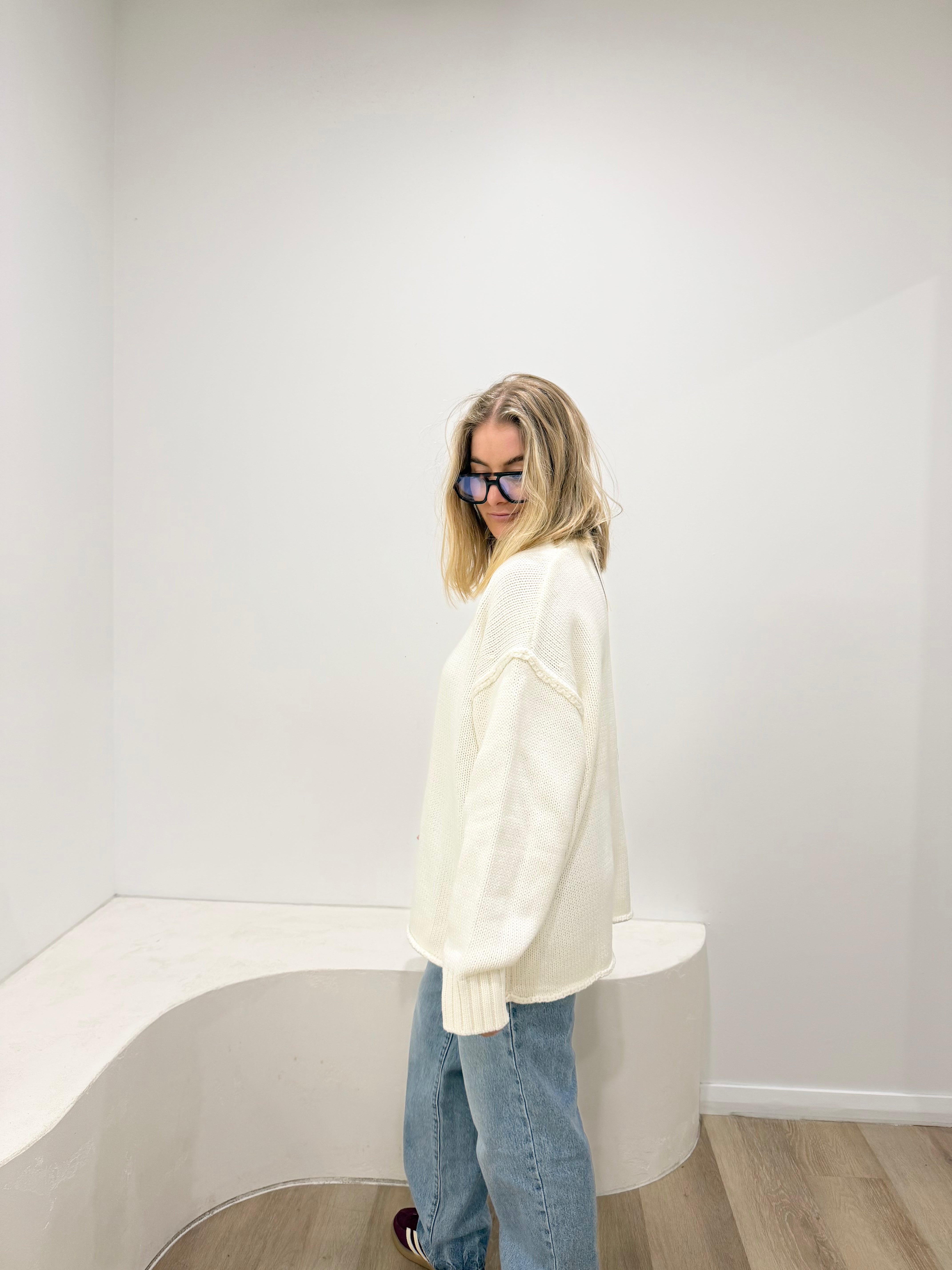 Chunky Knit - White