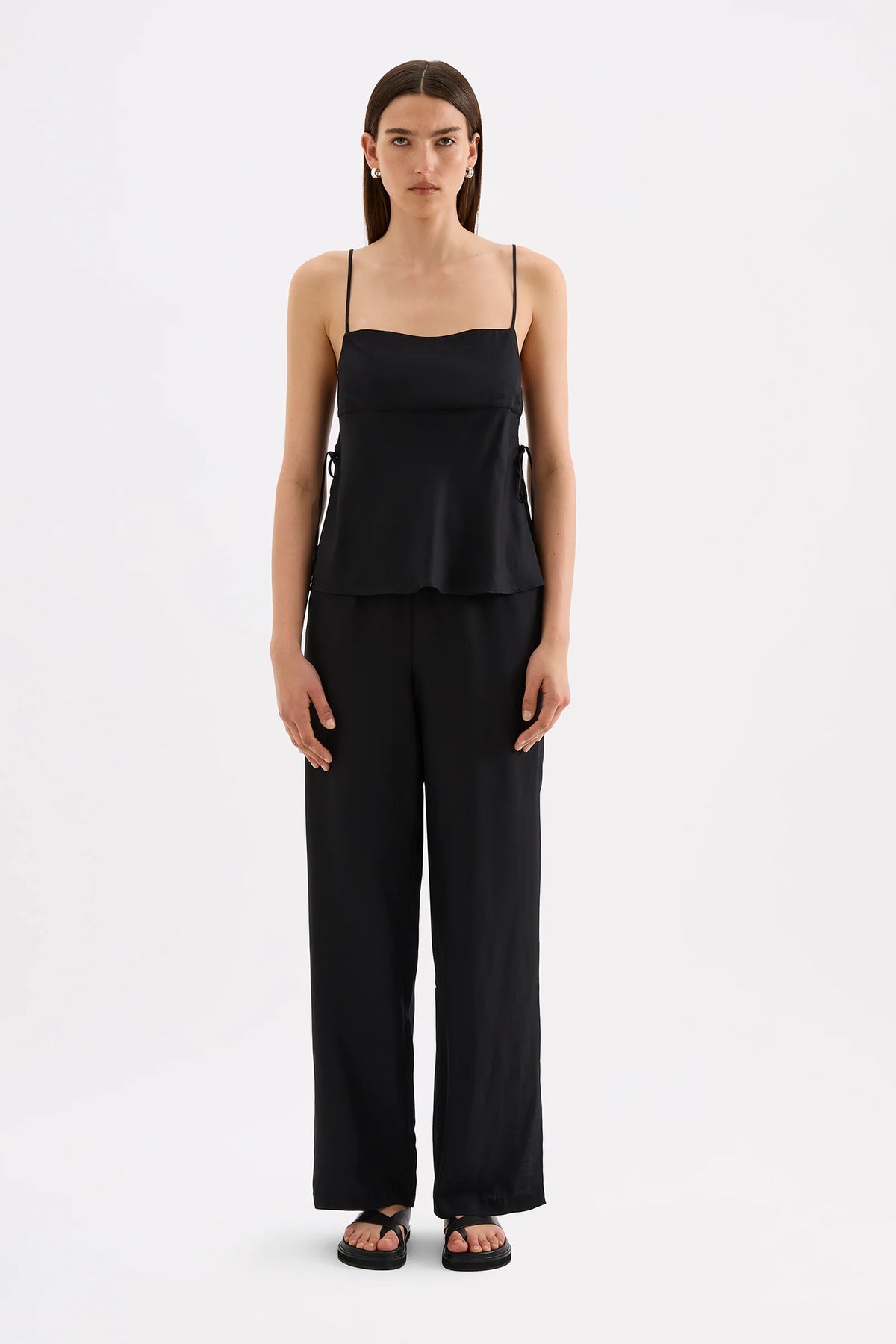 Nude Lucy Jaslynn Tencel Top - Black