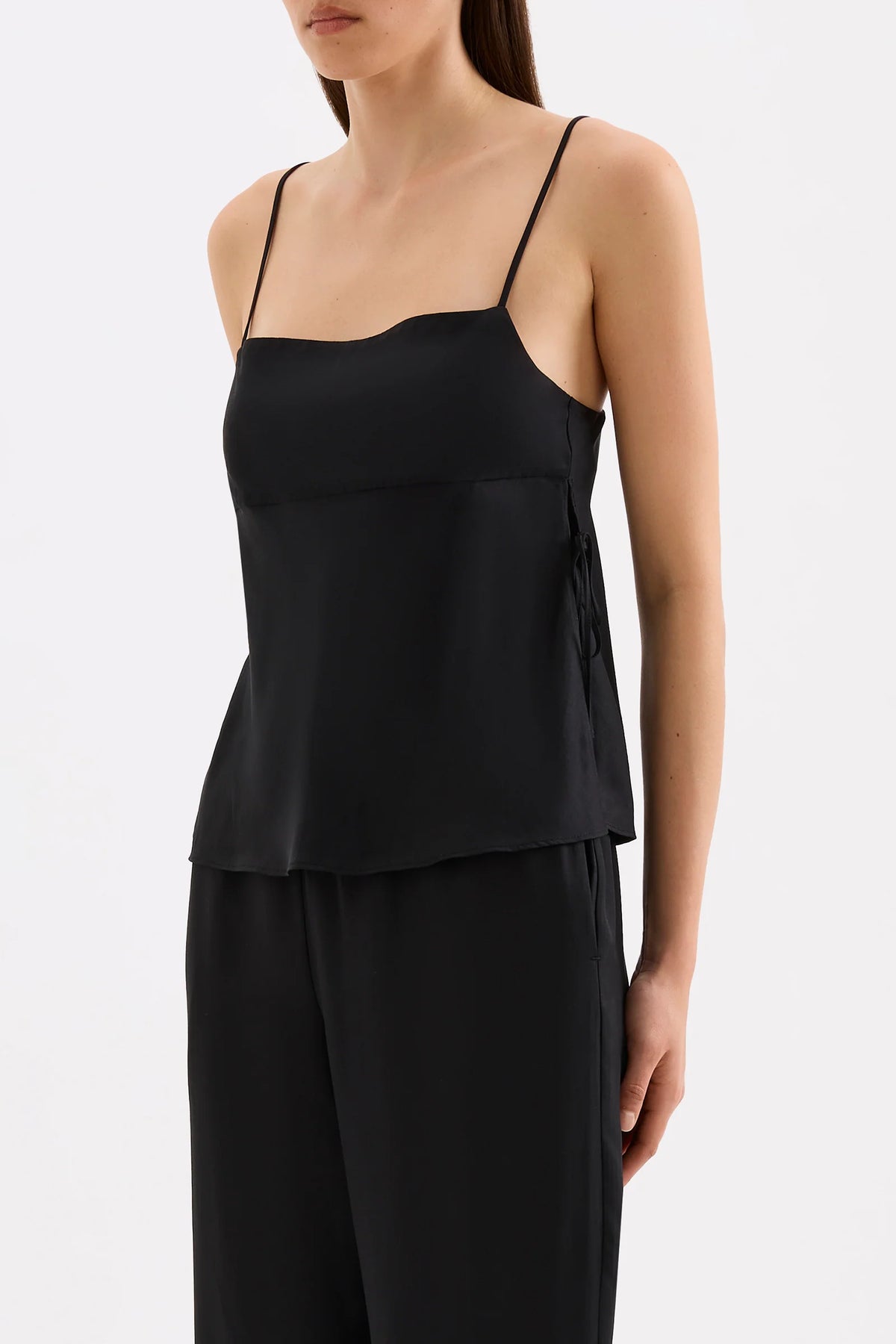 Nude Lucy Jaslynn Tencel Top - Black