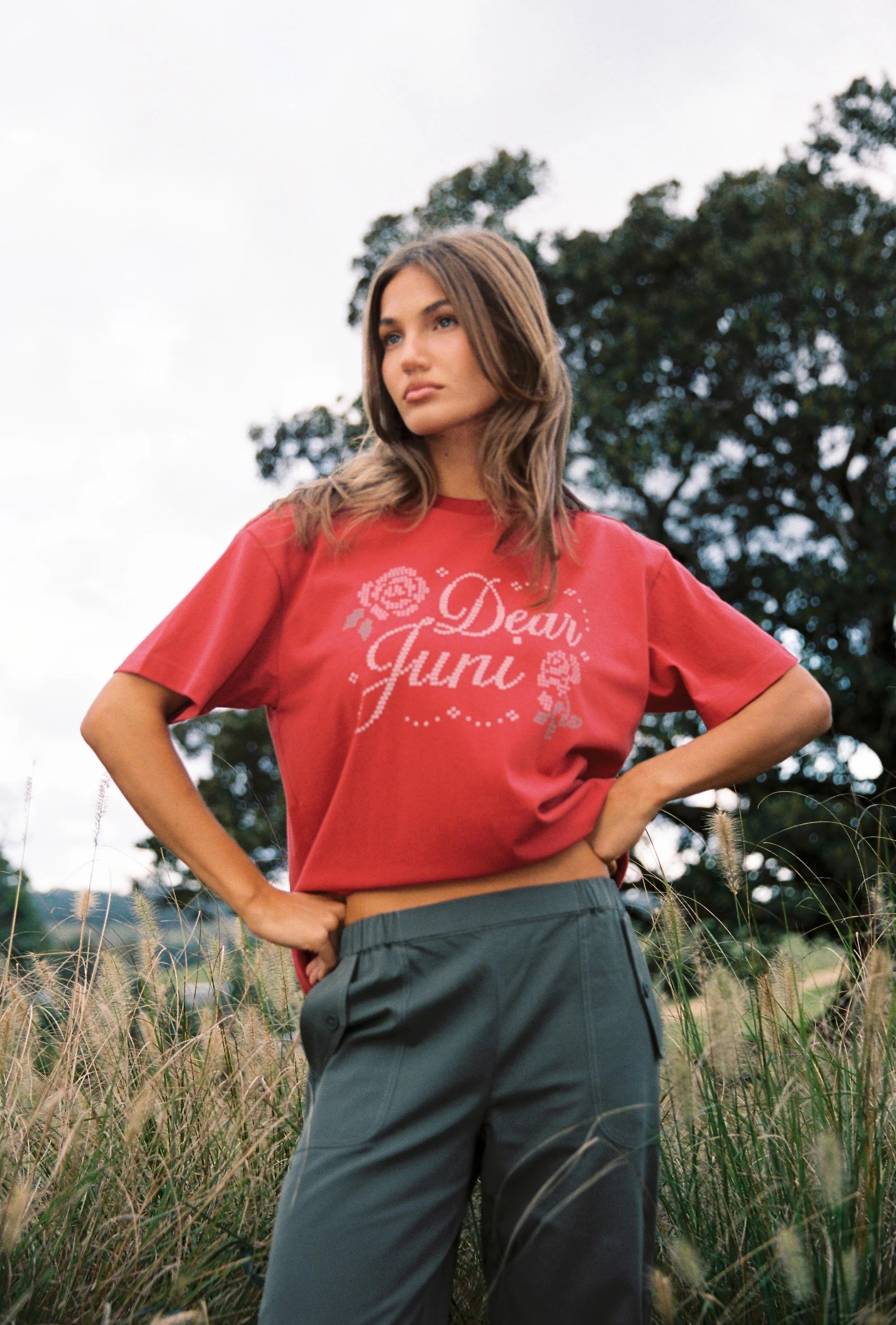 Juni Dear Juni Tee - Berry
