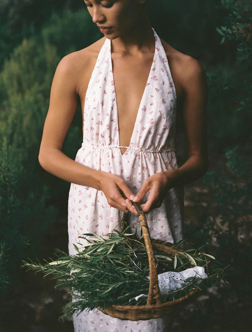 Juni Fleur Halter Dress - Blossom COMING SOON
