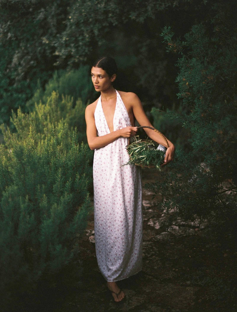 Juni Fleur Halter Dress - Blossom COMING SOON