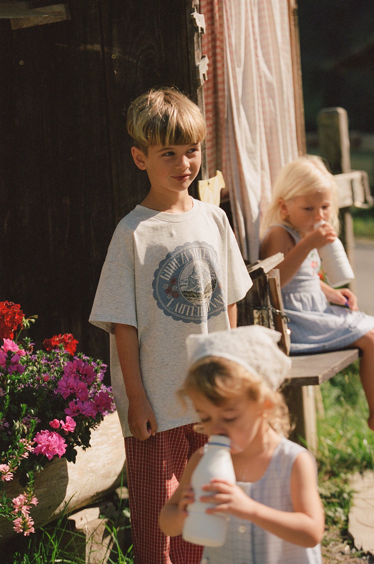 Juni JNR Alpine Tee - Grey Marle (Coming Soon)
