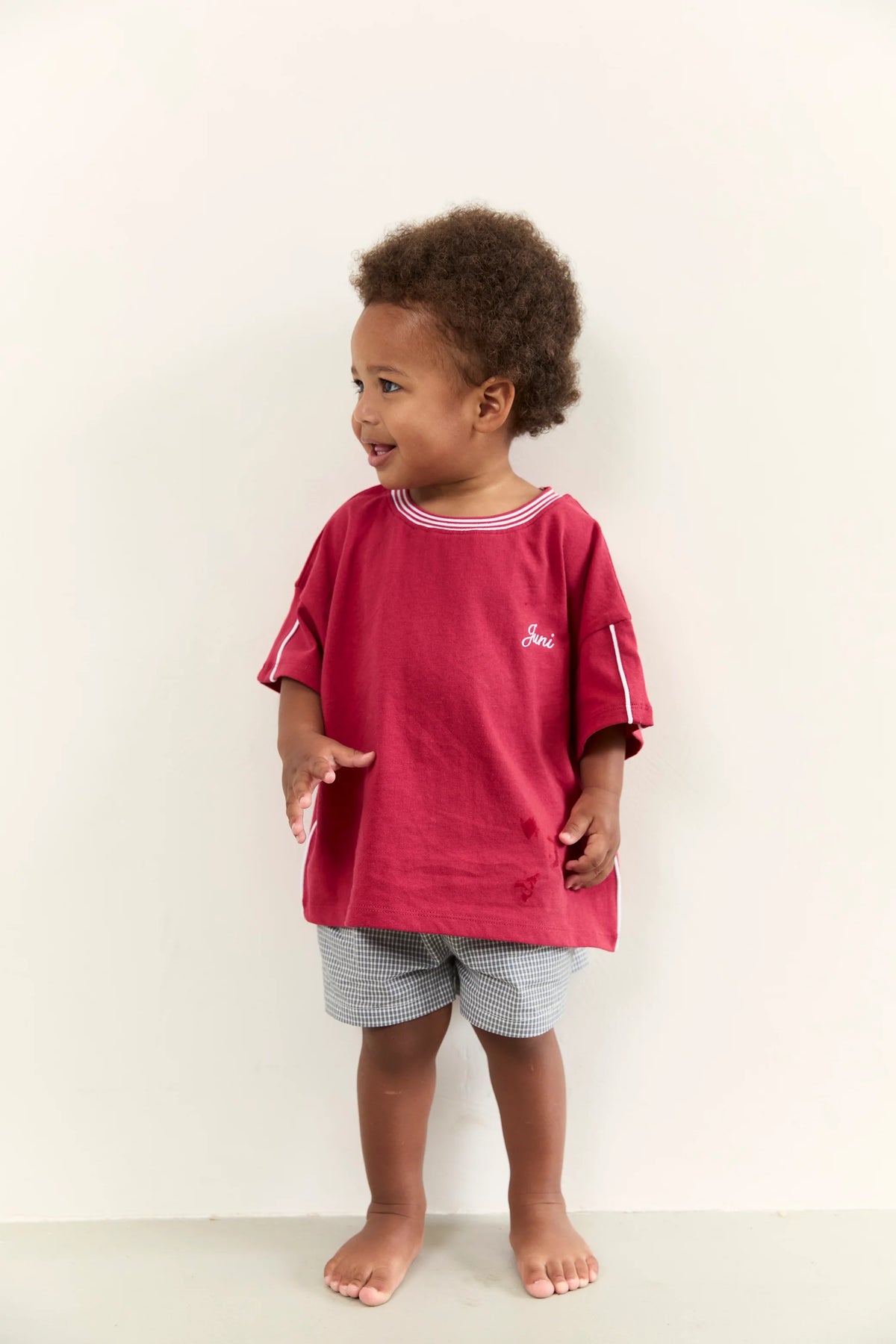 Juni JNR Austin Tee - Red COMING SOON