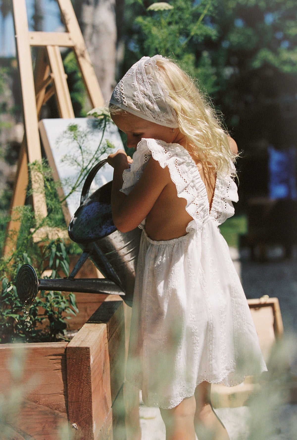 Juni JNR Rumi Dress - Blanc COMING SOON