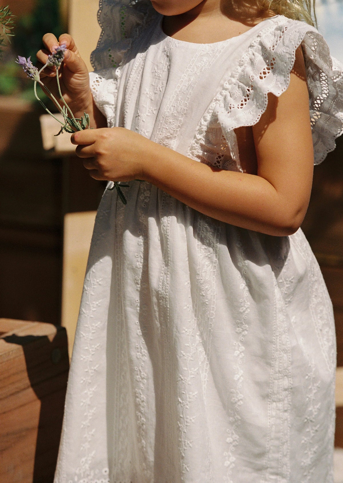 Juni JNR Rumi Dress - Blanc COMING SOON